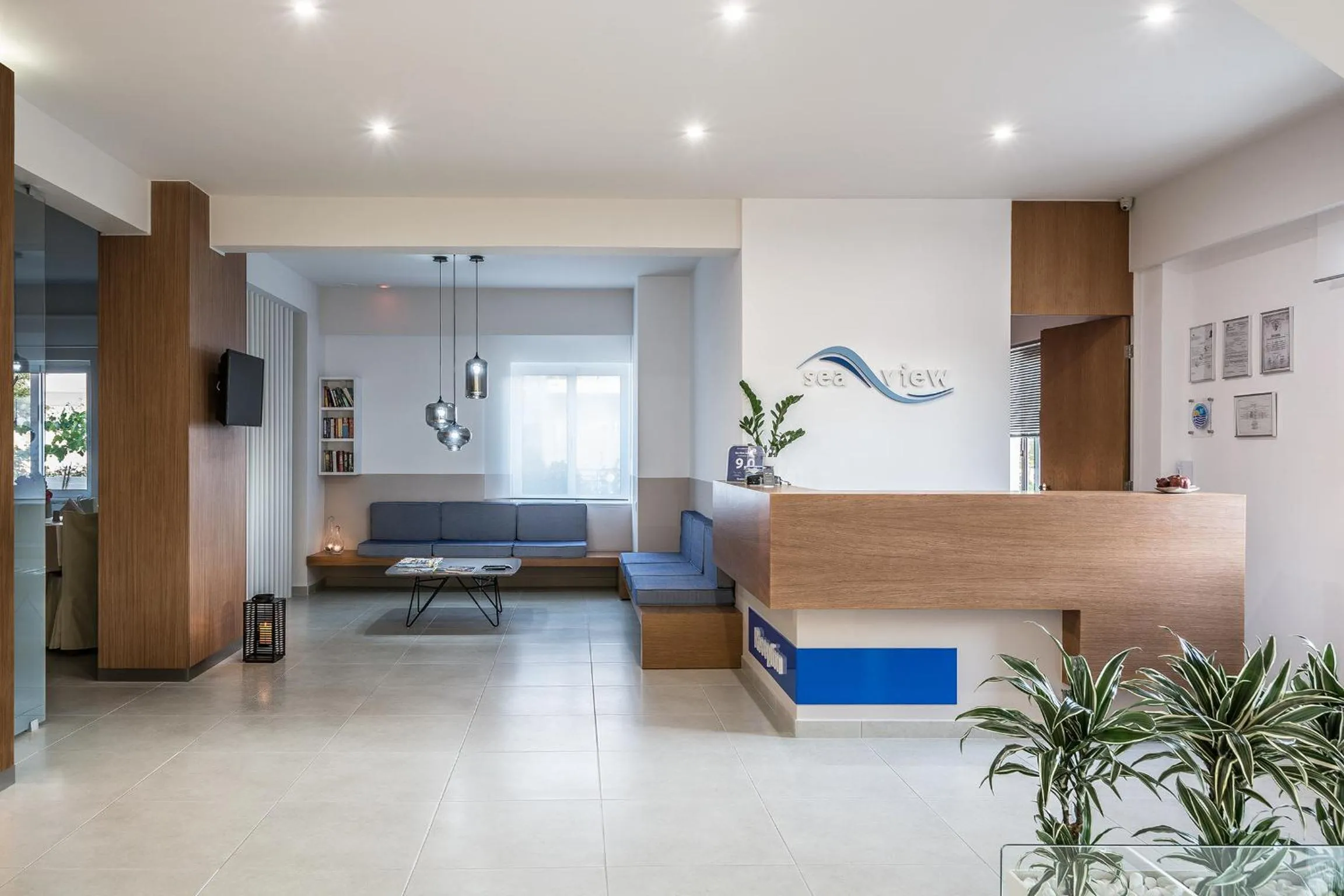 Lobby or reception in Sea View Hotel & Apartments