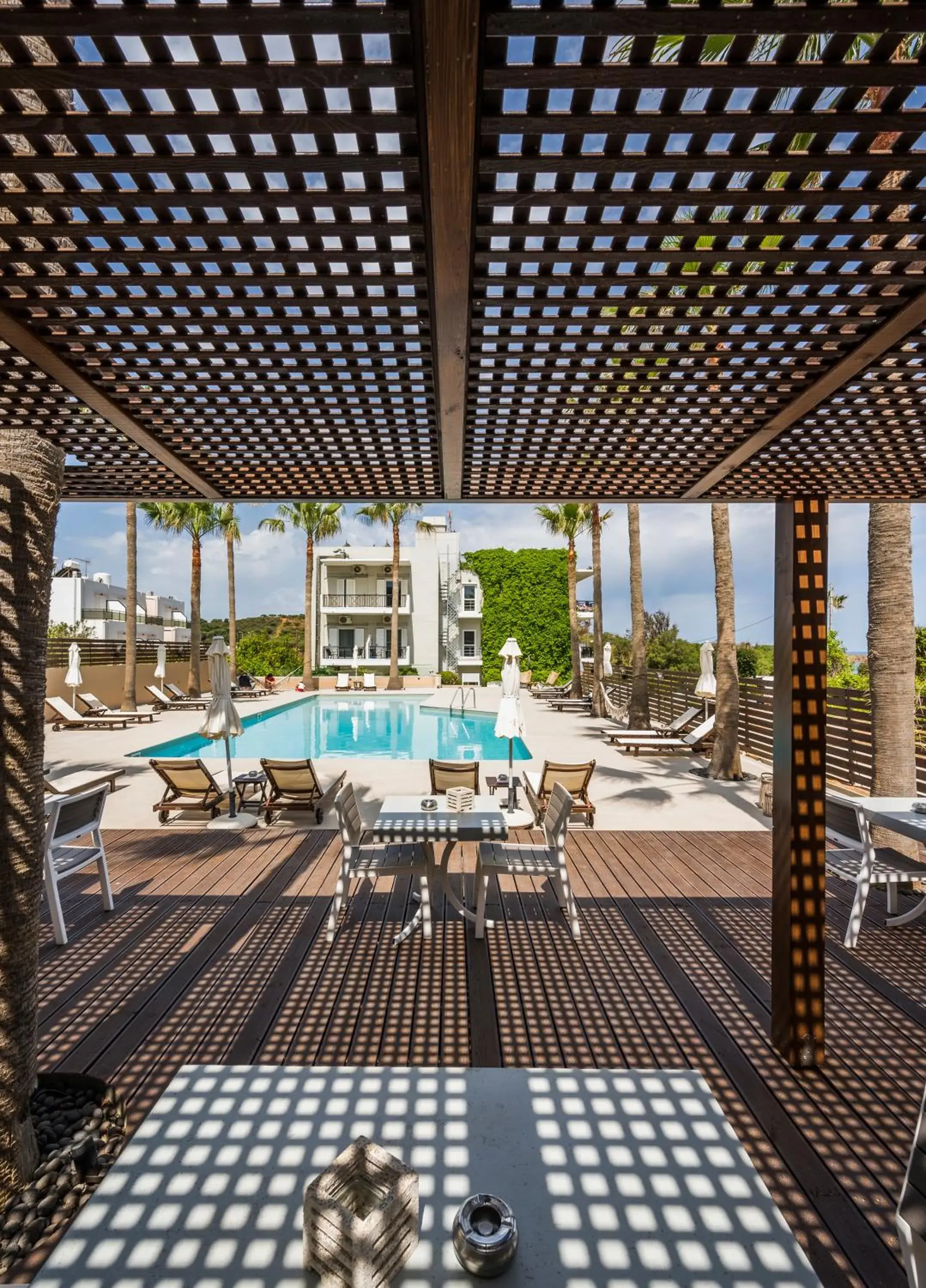 Pool view in Sea View Hotel & Apartments Pool view in Sea View Hotel & Apartments