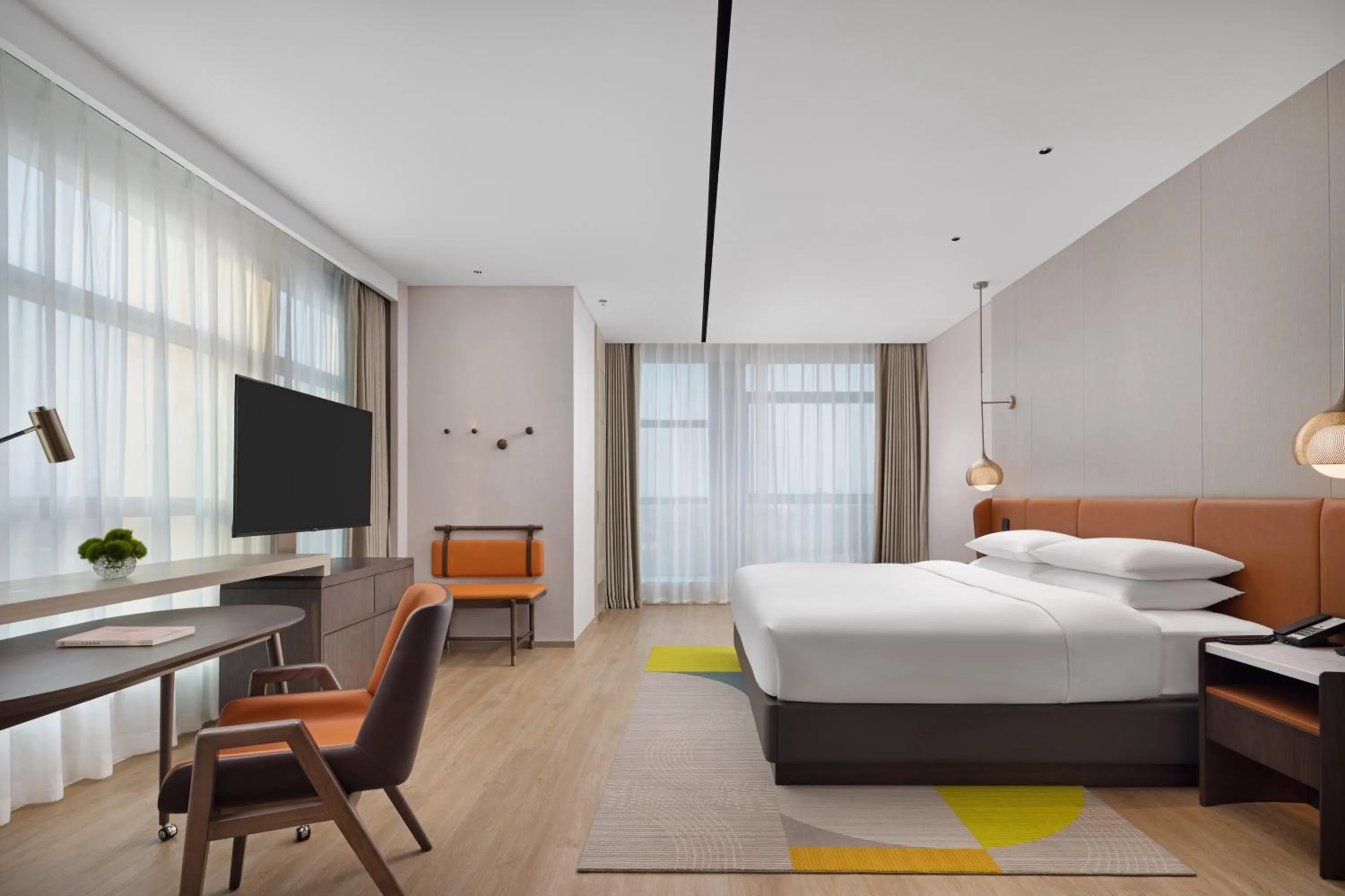 Bed in Home2 Suites by Hilton Guiyang Nanming Jiyuan