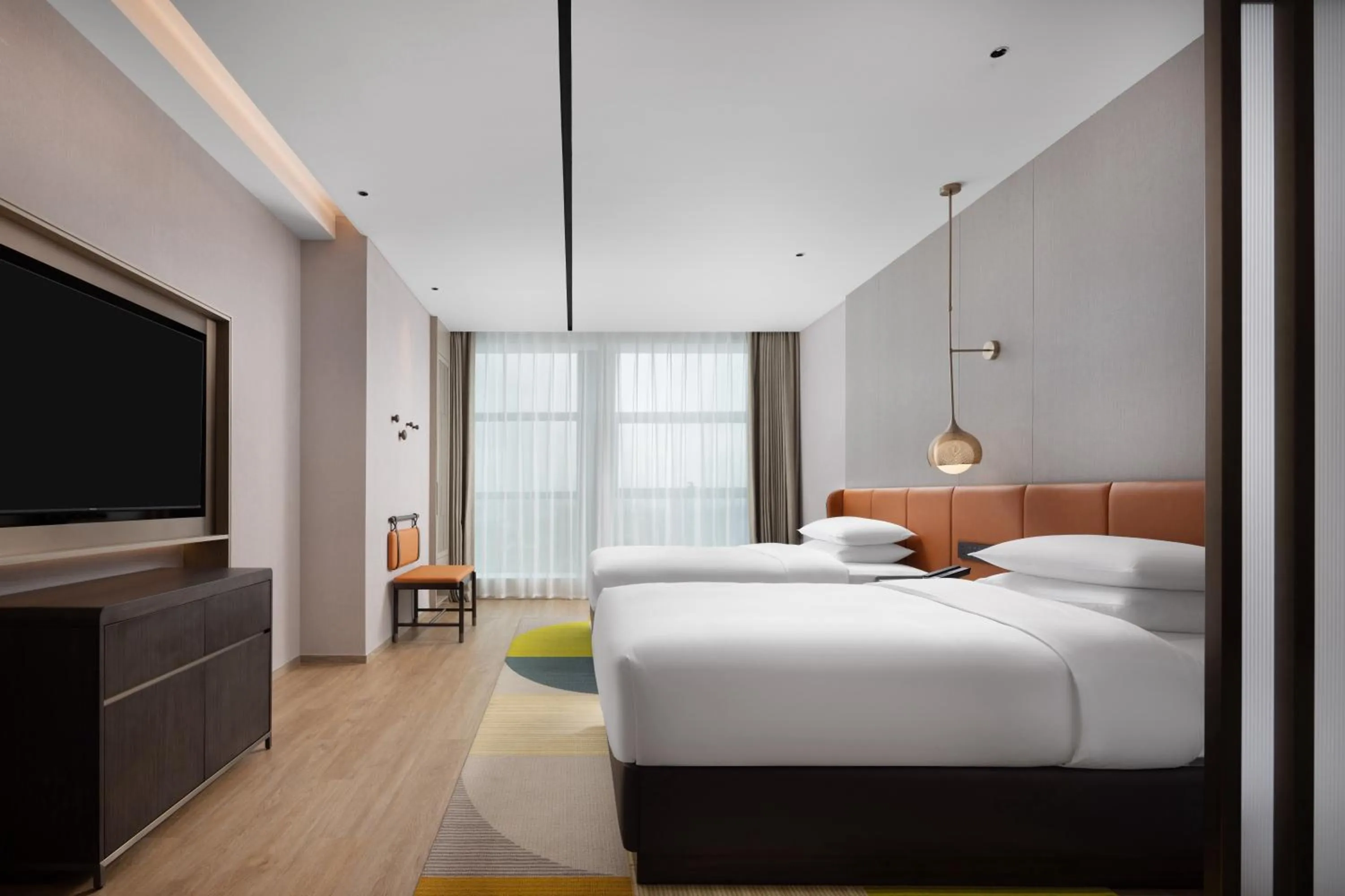 Bed in Home2 Suites by Hilton Guiyang Nanming Jiyuan