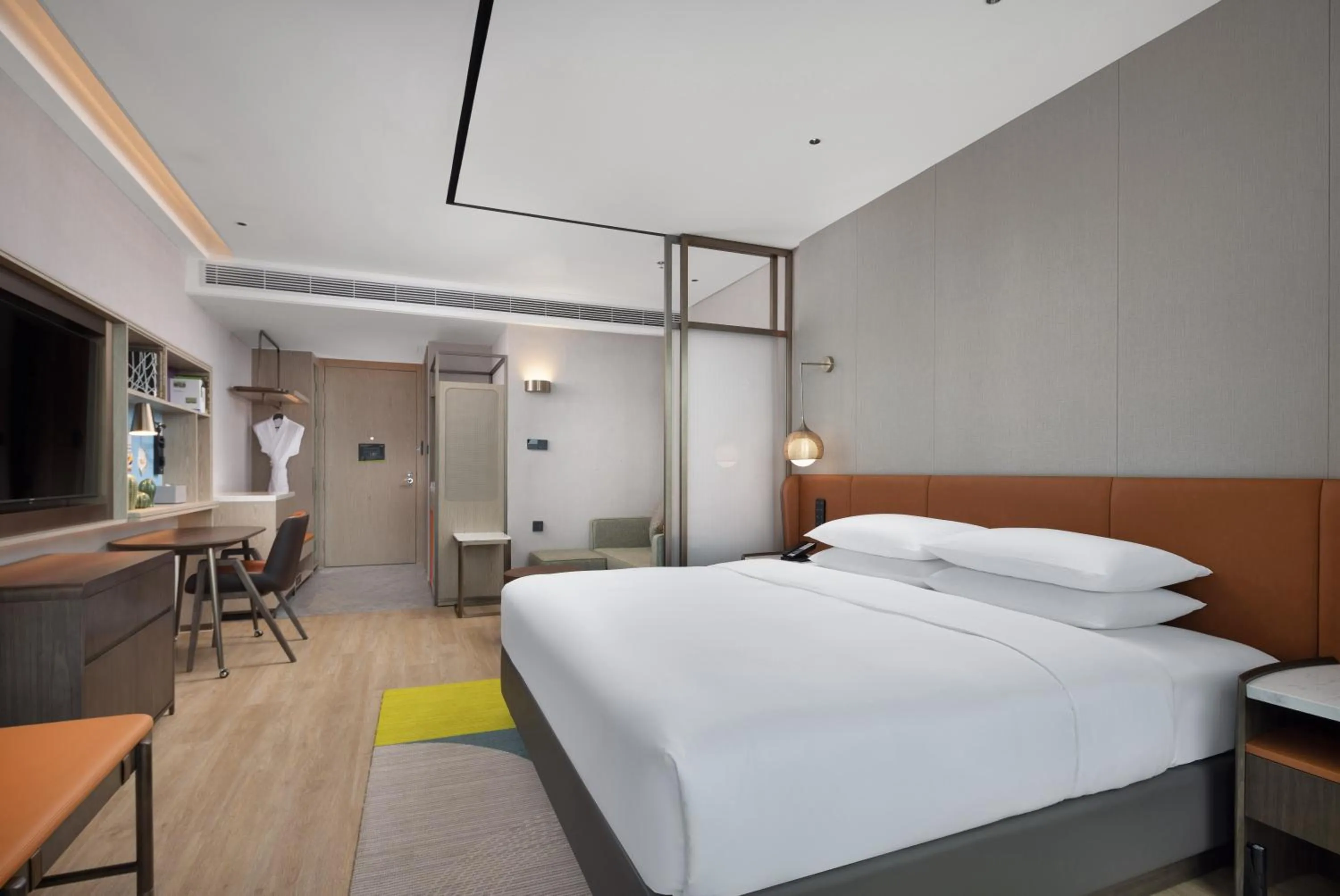 Bed in Home2 Suites by Hilton Guiyang Nanming Jiyuan