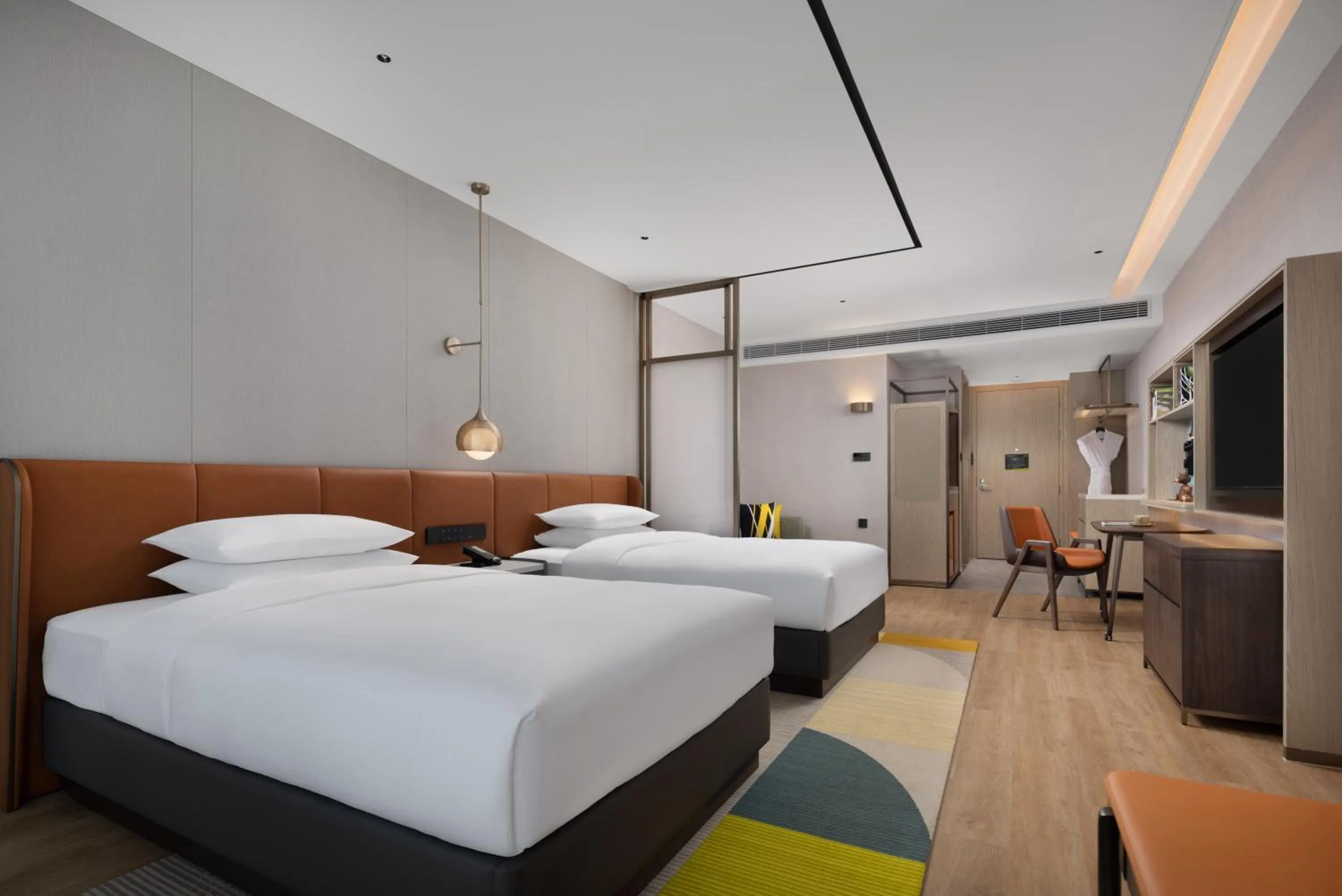 Bed in Home2 Suites by Hilton Guiyang Nanming Jiyuan