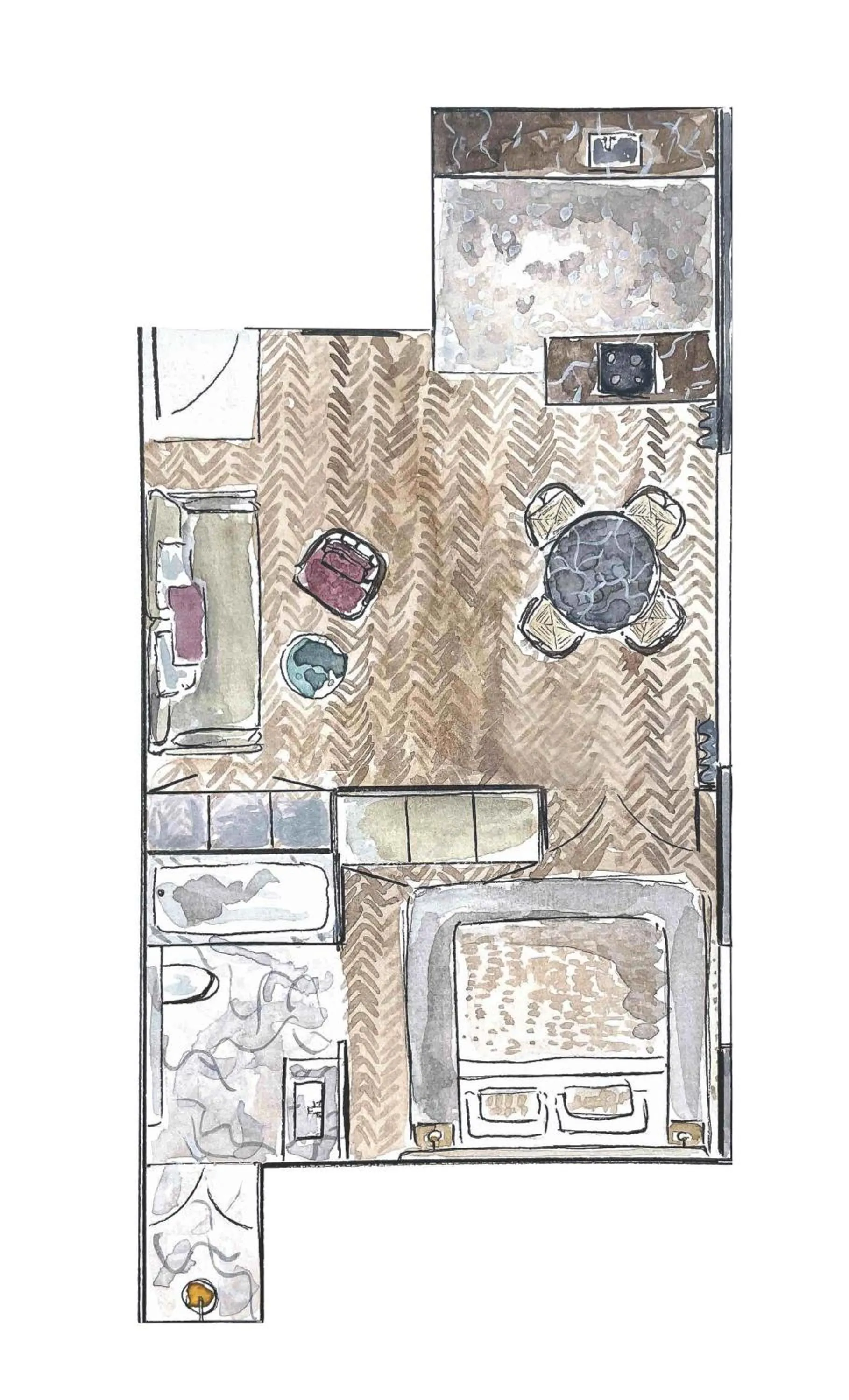 Floor plan in Hypernym Hotel & Suites