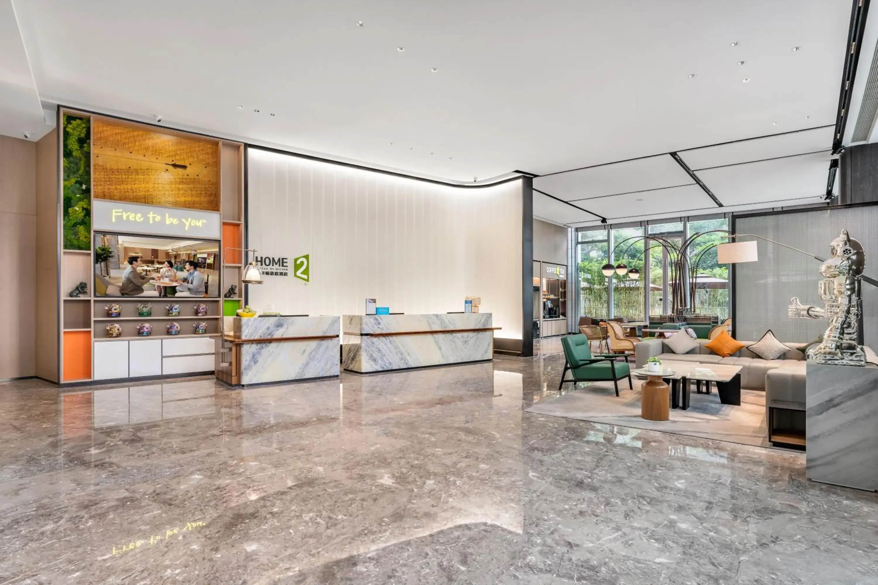 Lobby or reception in Home2 Suites by Hilton Shenzhen Nanshan Science & Technology Park Lobby or reception in Home2 Suites by Hilton Shenzhen Nanshan Science & Technology Park