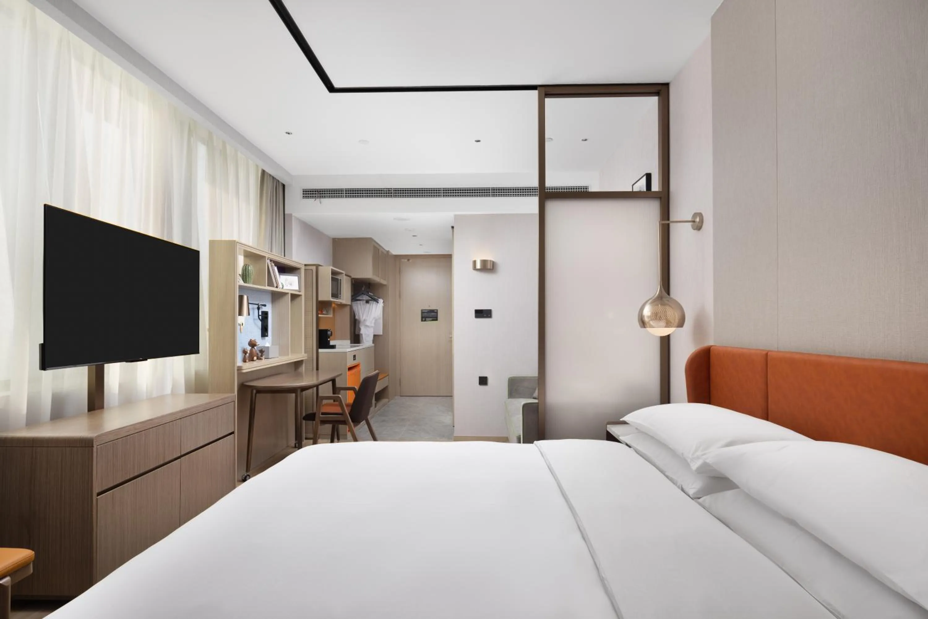 Bed in Home2 Suites by Hilton Beijing Shunyi