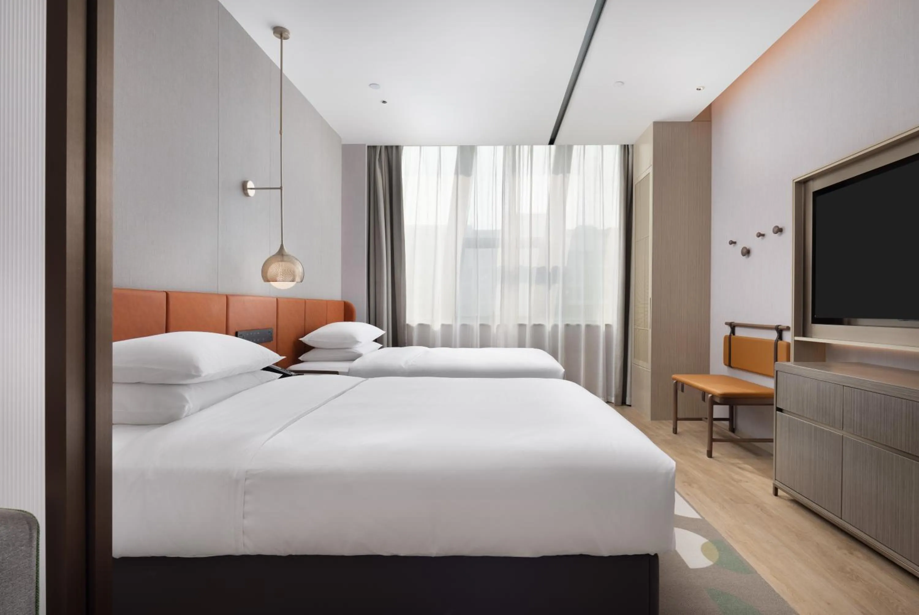 Bed in Home2 Suites by Hilton Beijing Shunyi