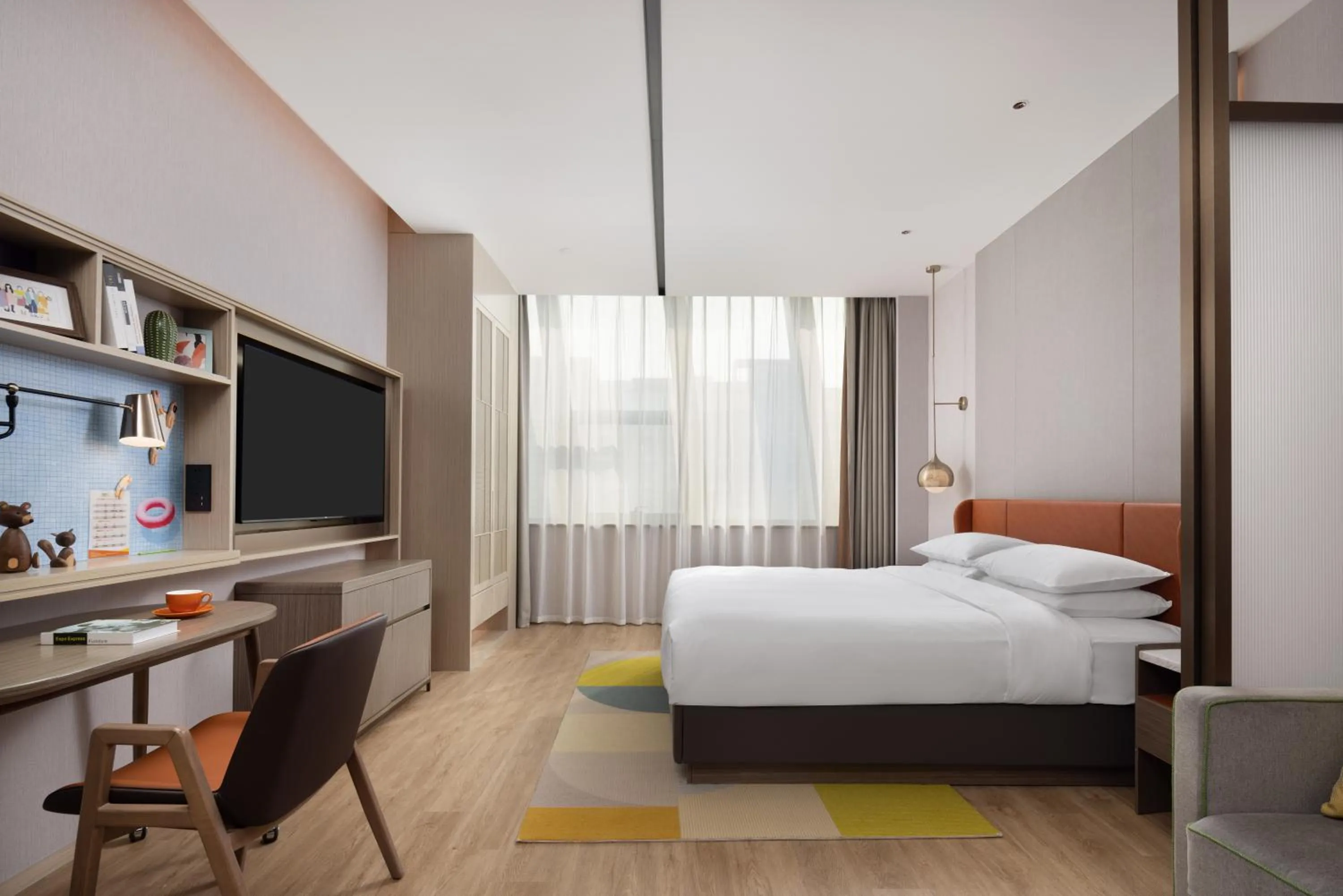 Bed in Home2 Suites by Hilton Beijing Shunyi