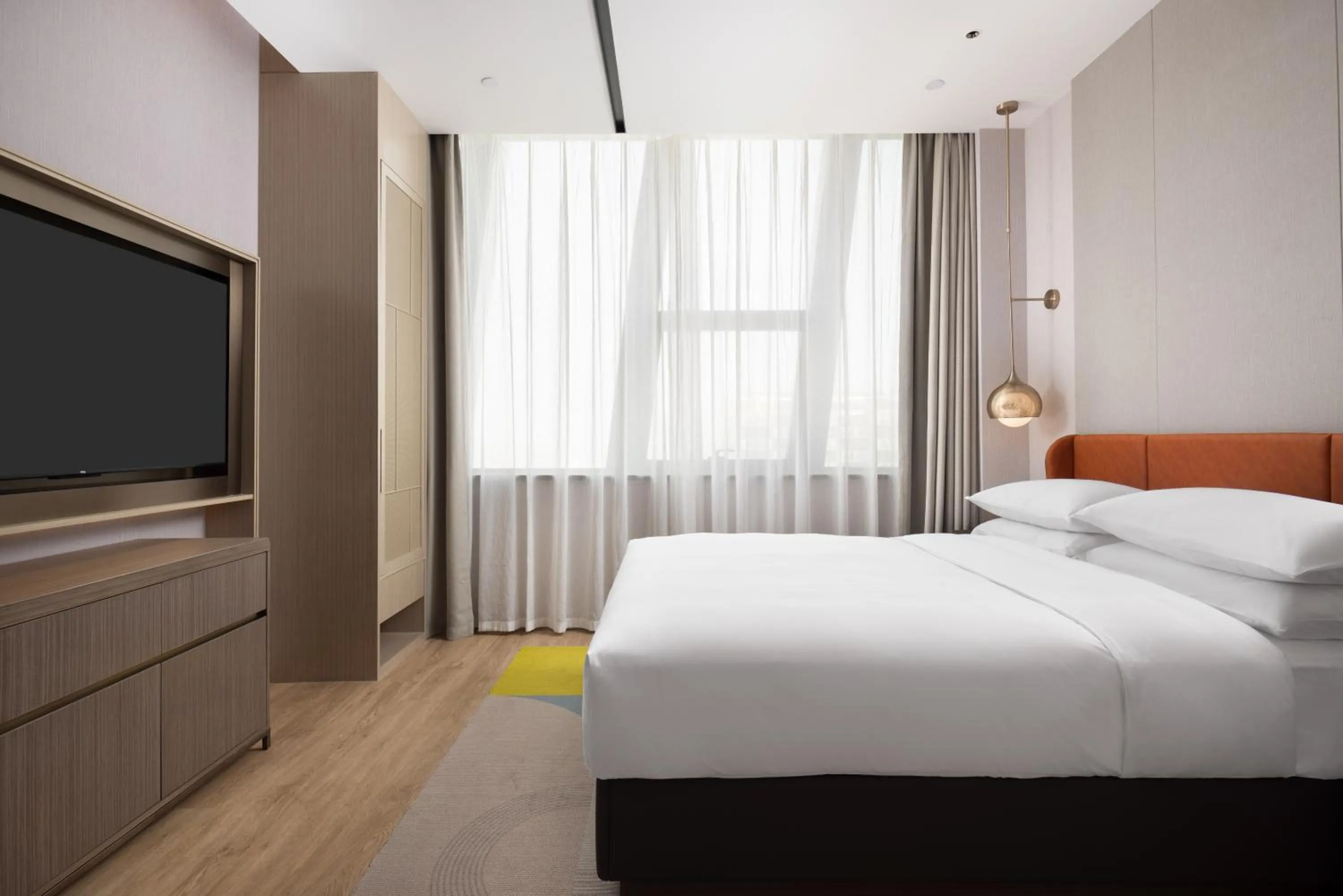 Bed in Home2 Suites by Hilton Beijing Shunyi