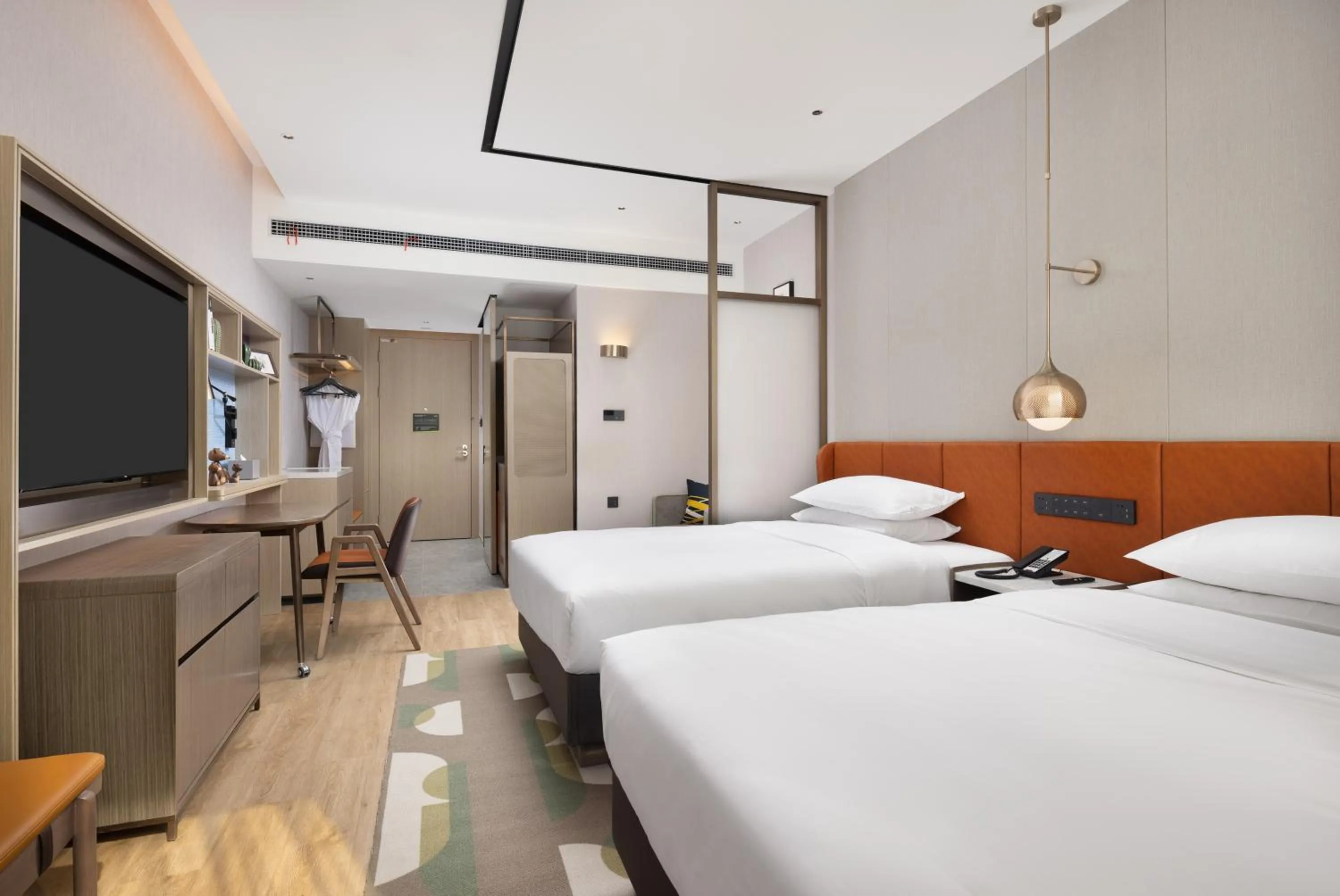 Bed in Home2 Suites by Hilton Beijing Shunyi