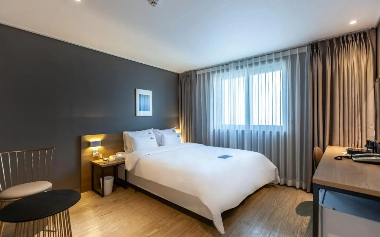 Bed in YAJA Hotel Tongyeong Ferry Terminal Branch