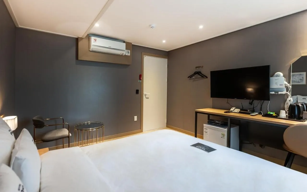 Bed in YAJA Hotel Tongyeong Ferry Terminal Branch