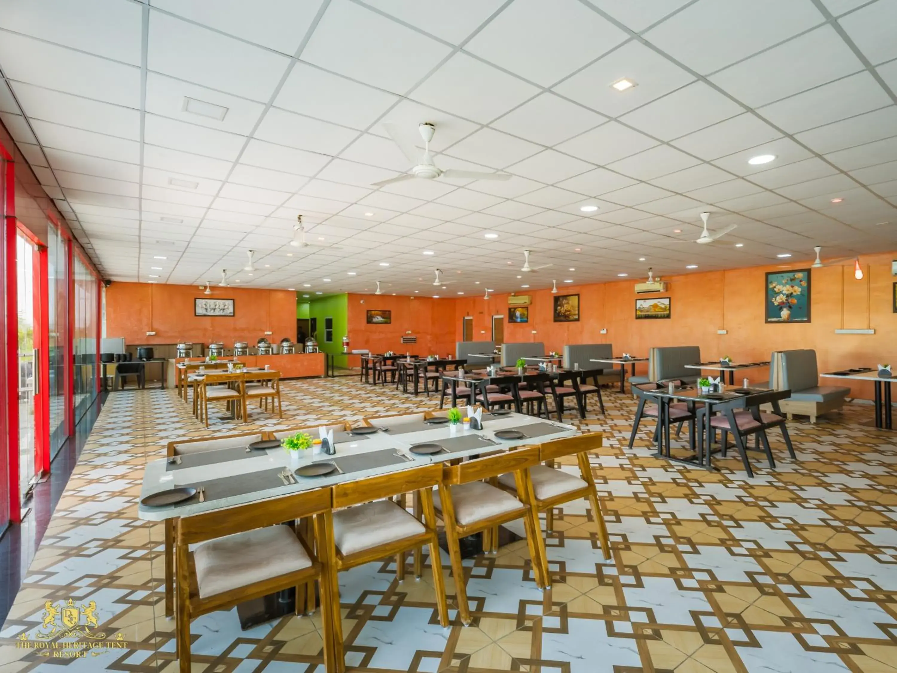 Restaurant/places to eat in The Royal Heritage Tent Resort- Tent City Kevadia Restaurant/places to eat in The Royal Heritage Tent Resort- Tent City Kevadia