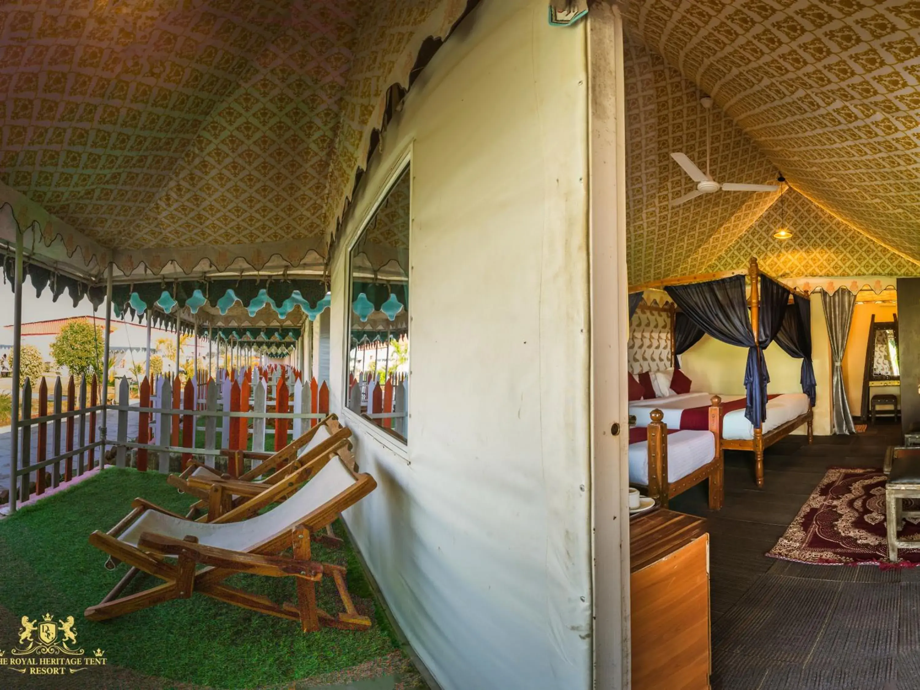 View (from property/room) in The Royal Heritage Tent Resort- Tent City Kevadia View (from property/room) in The Royal Heritage Tent Resort- Tent City Kevadia