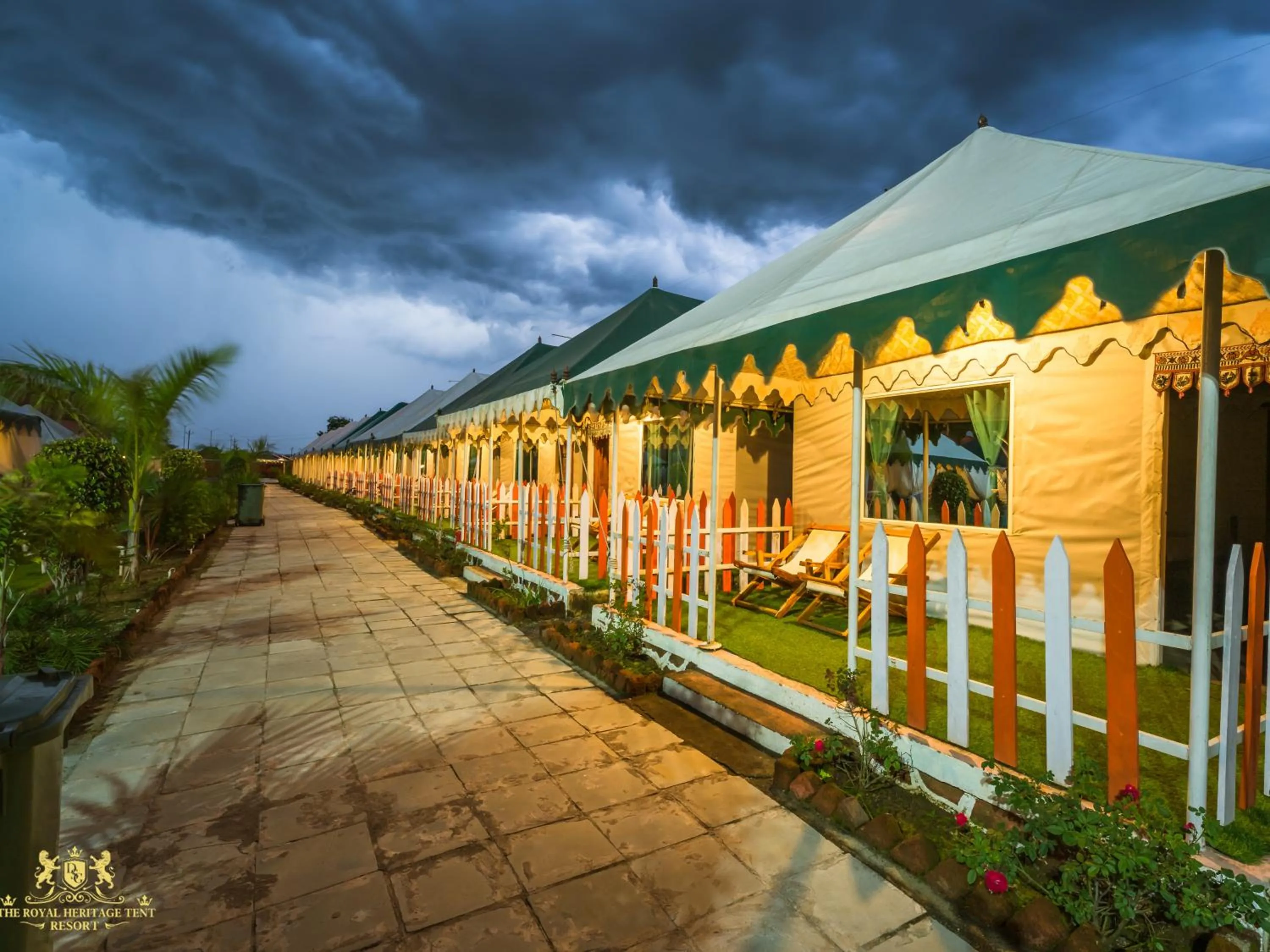 Bedroom in The Royal Heritage Tent Resort- Tent City Kevadia