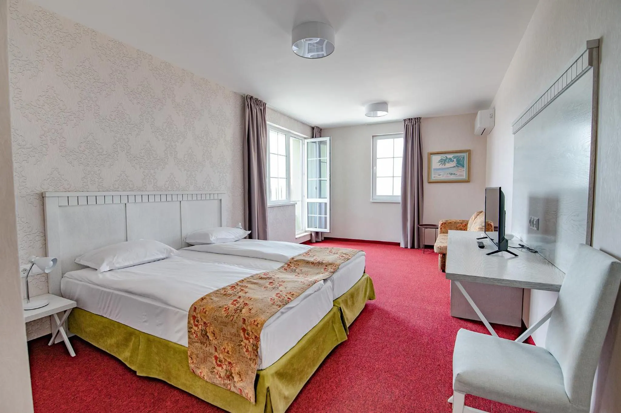 Bed in Glamping Alliance Hotel