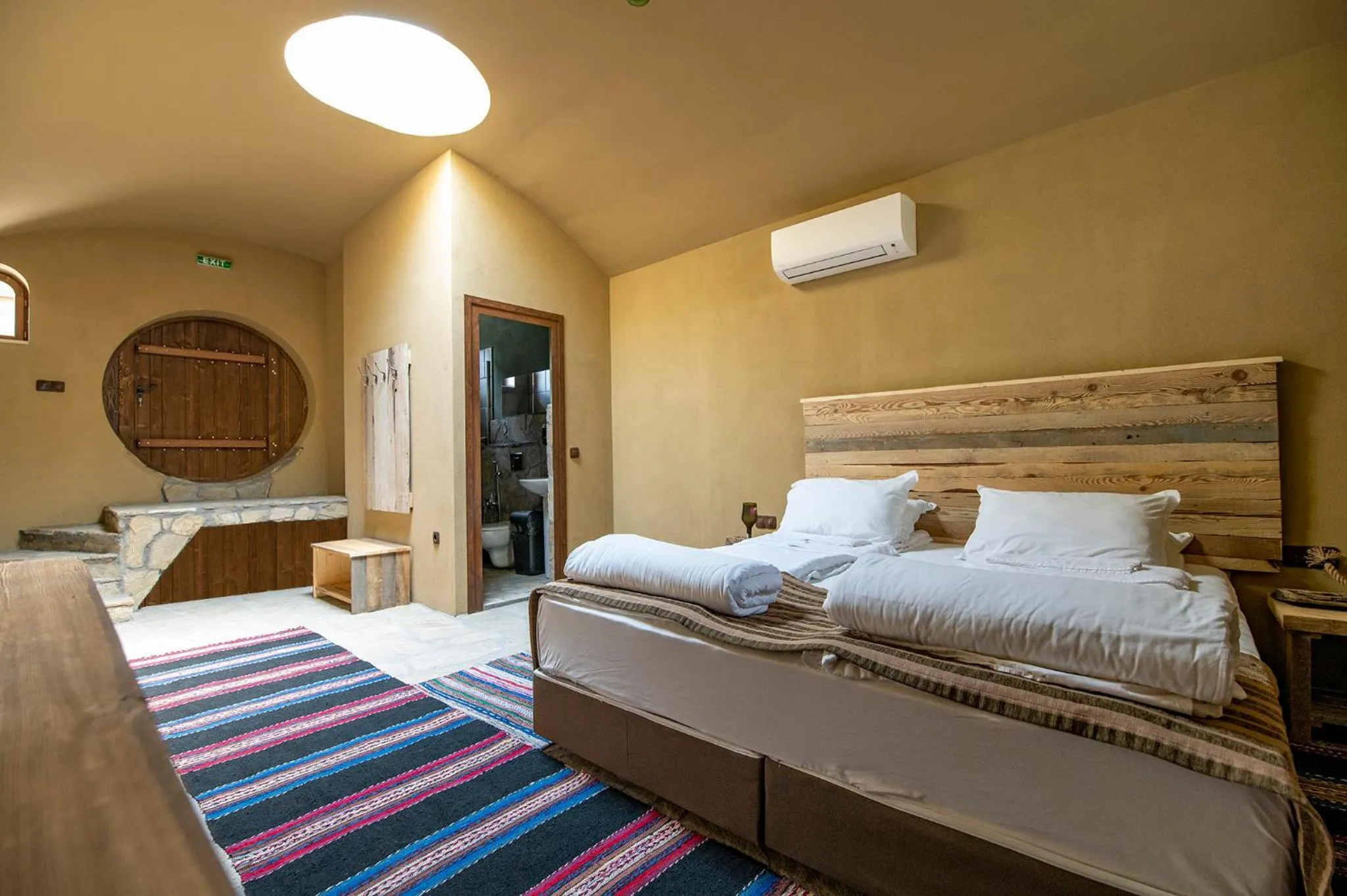 Bed in Glamping Alliance Hotel