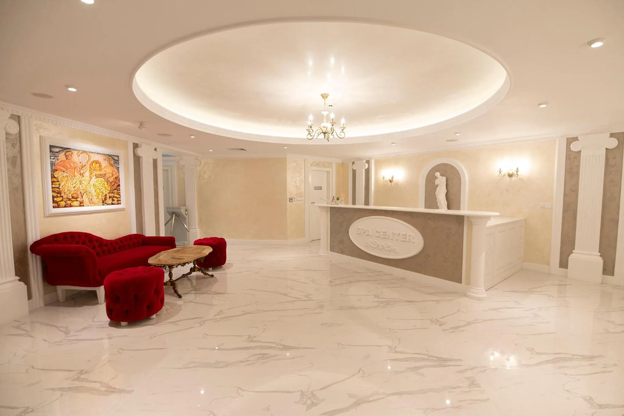 Lobby or reception in Glamping Alliance Hotel