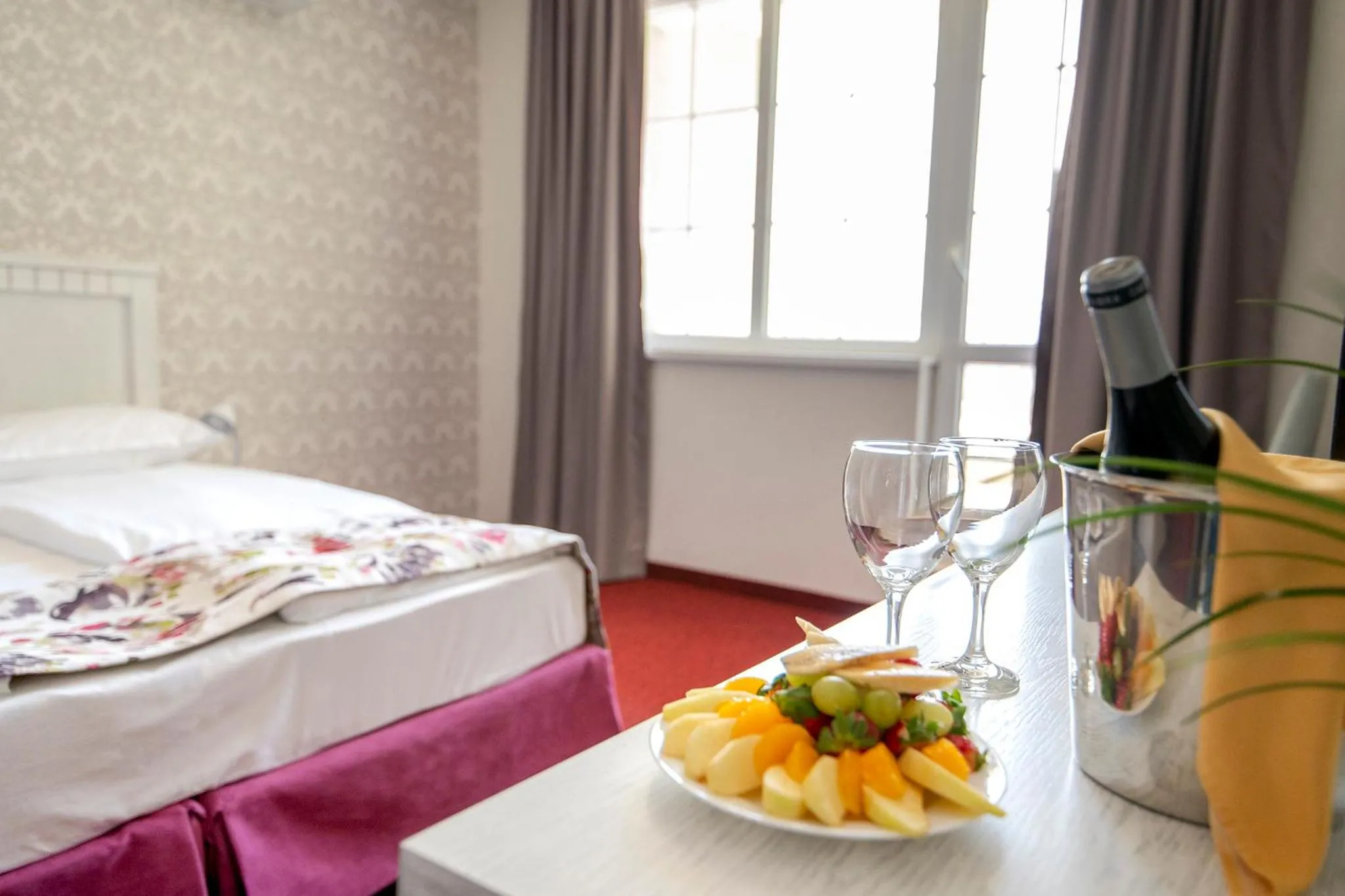 Bed in Glamping Alliance Hotel