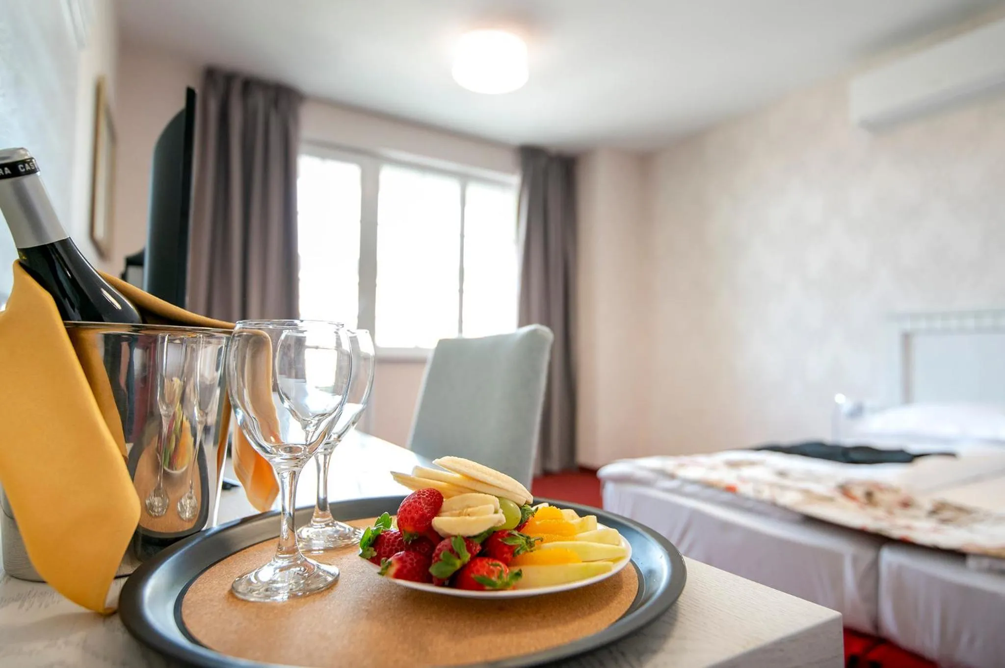 Bed in Glamping Alliance Hotel