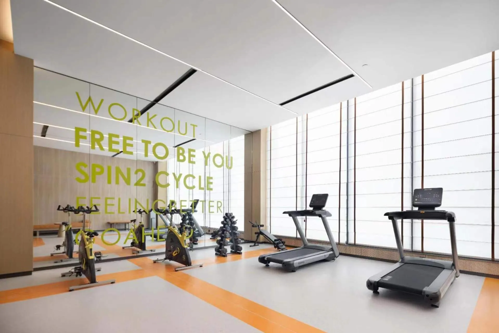 Fitness centre/facilities in Home2 Suites by Hilton Chenzhou Nuanshui Hot Spring