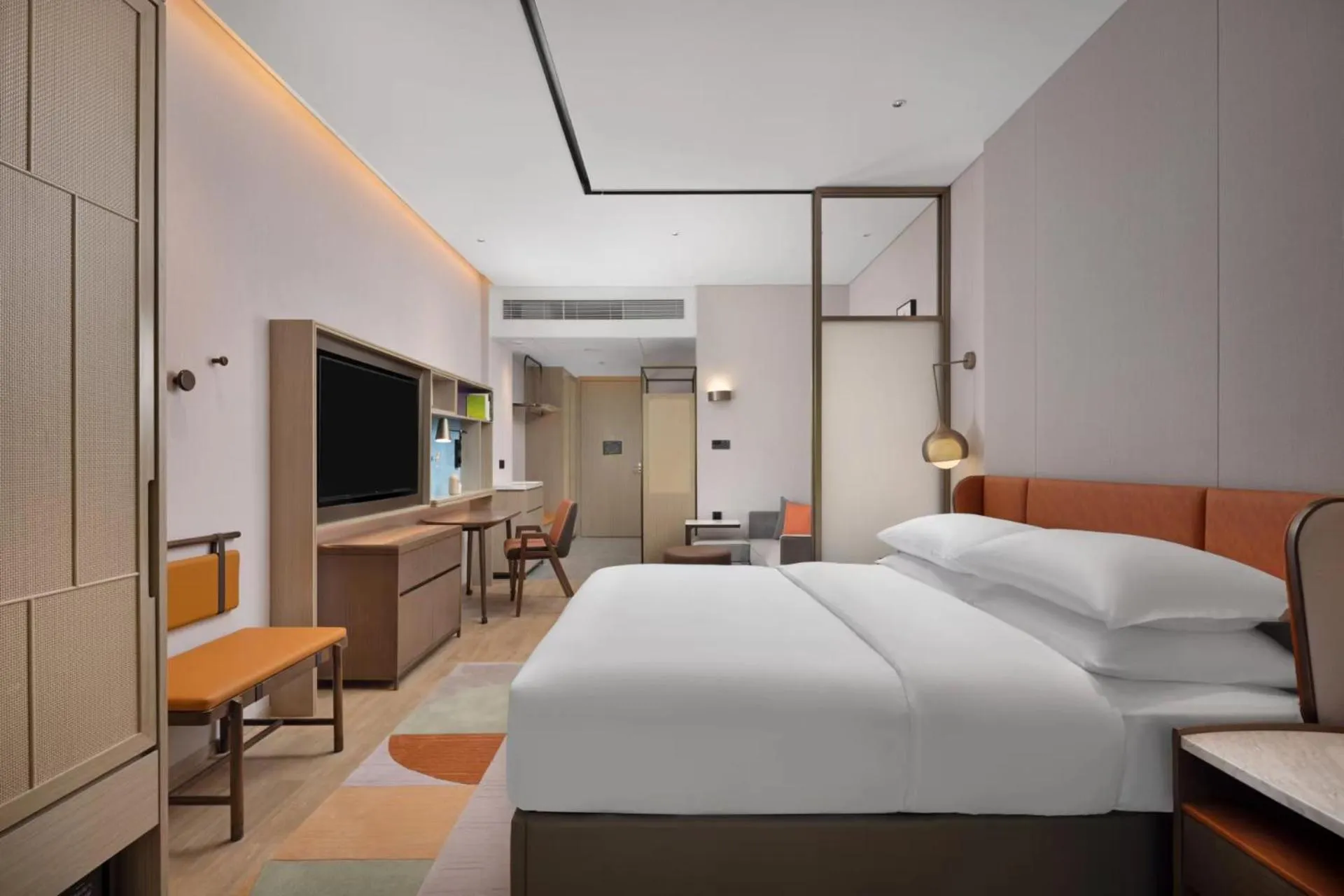 Photo of the whole room, Bed in Home2 Suites by Hilton Chenzhou Nuanshui Hot Spring