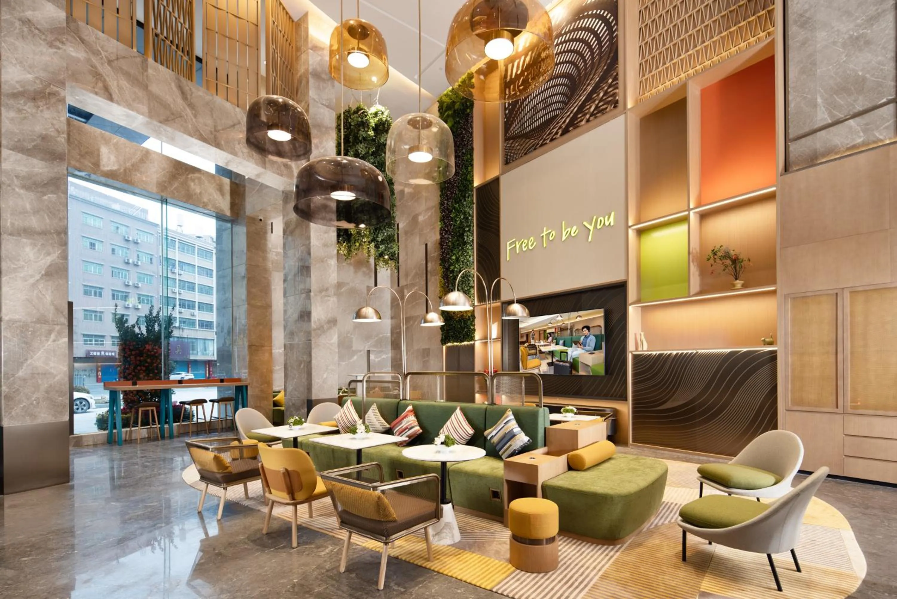 Seating area in Home2 Suites by Hilton Shanwei Lufeng