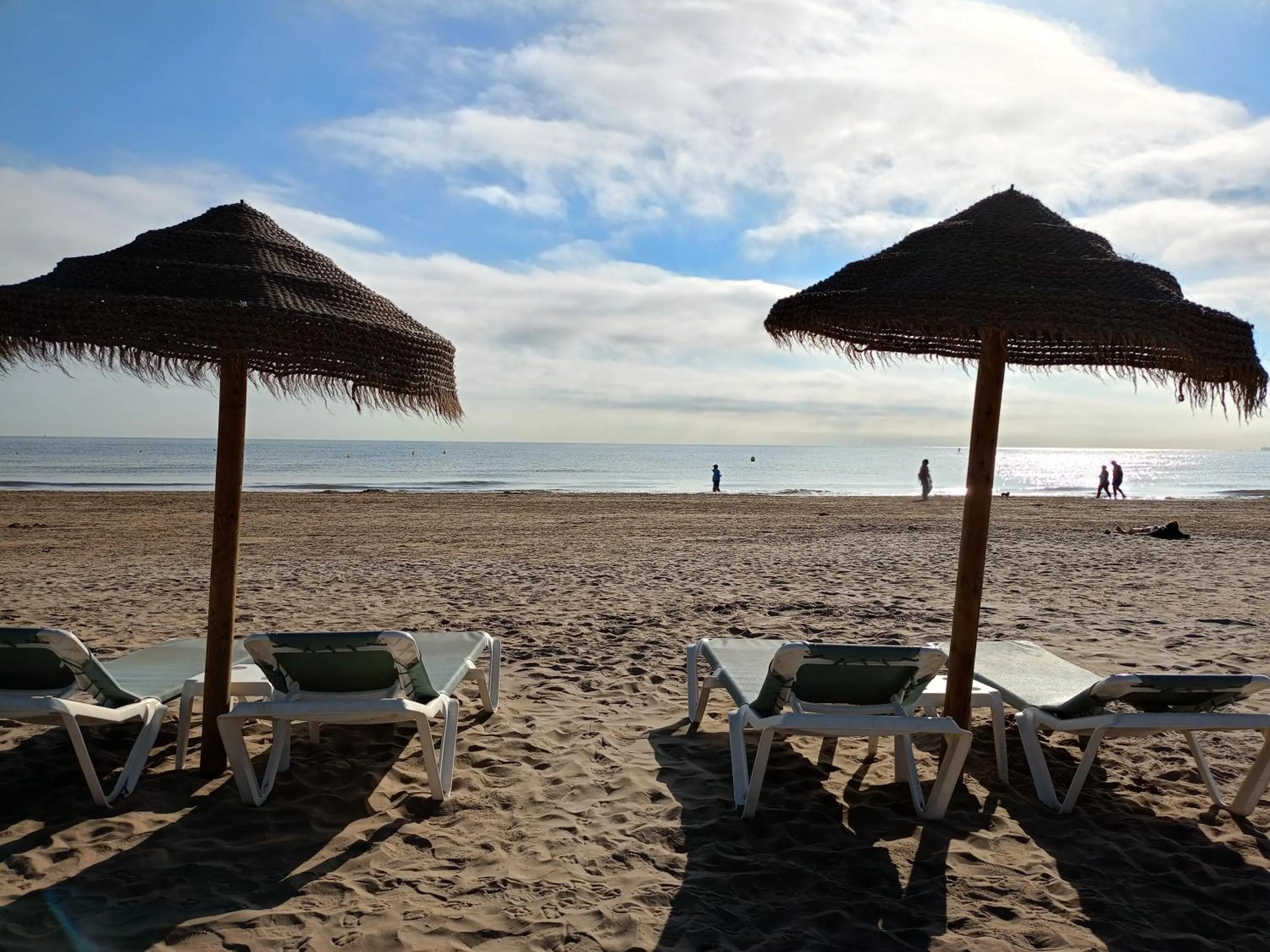Apartamento dos habitaciones primera línea de playa