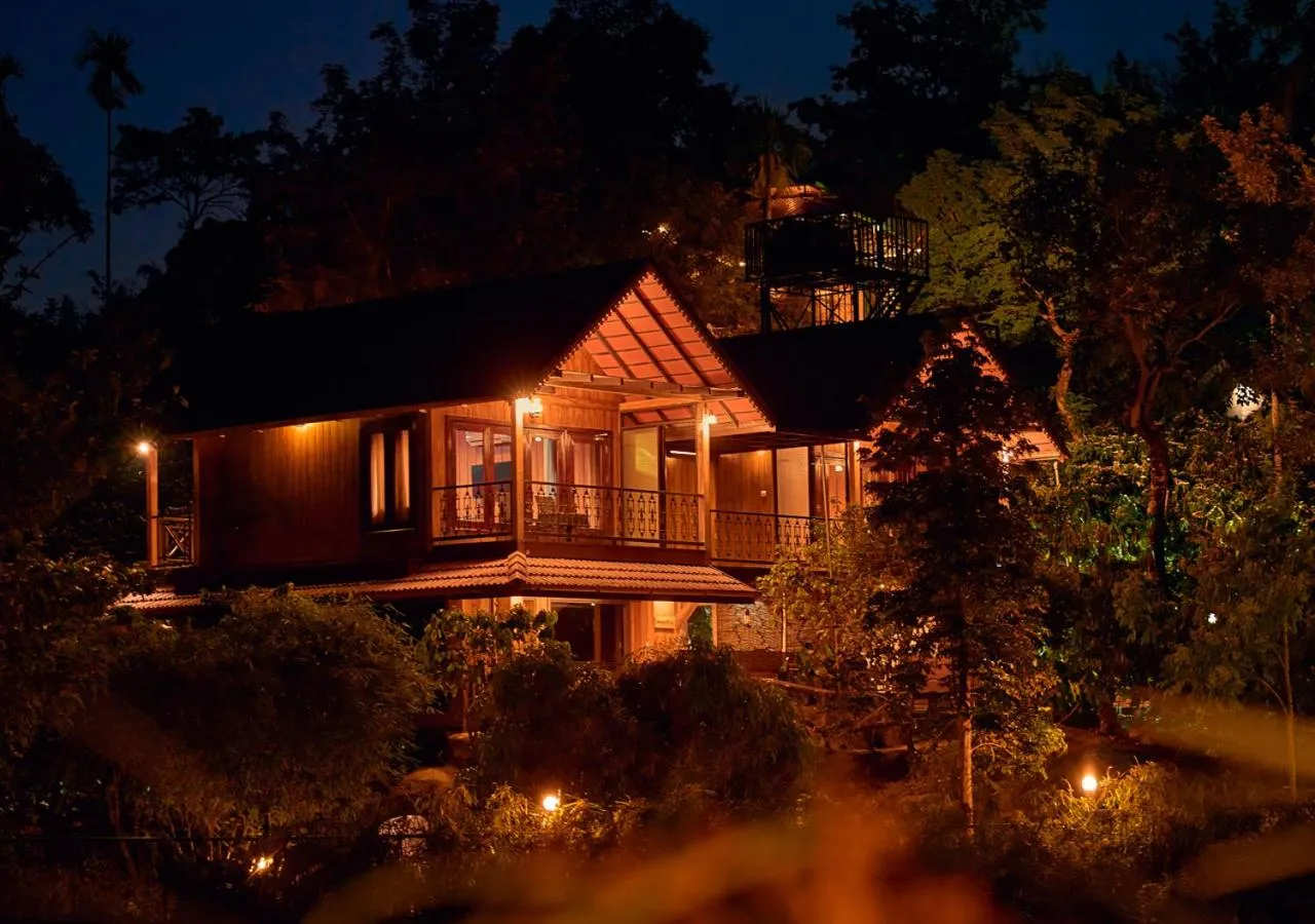 Property building in Niyatma Wayanad Pool Resort by VOYE HOMES - Inside Coffee Plantation