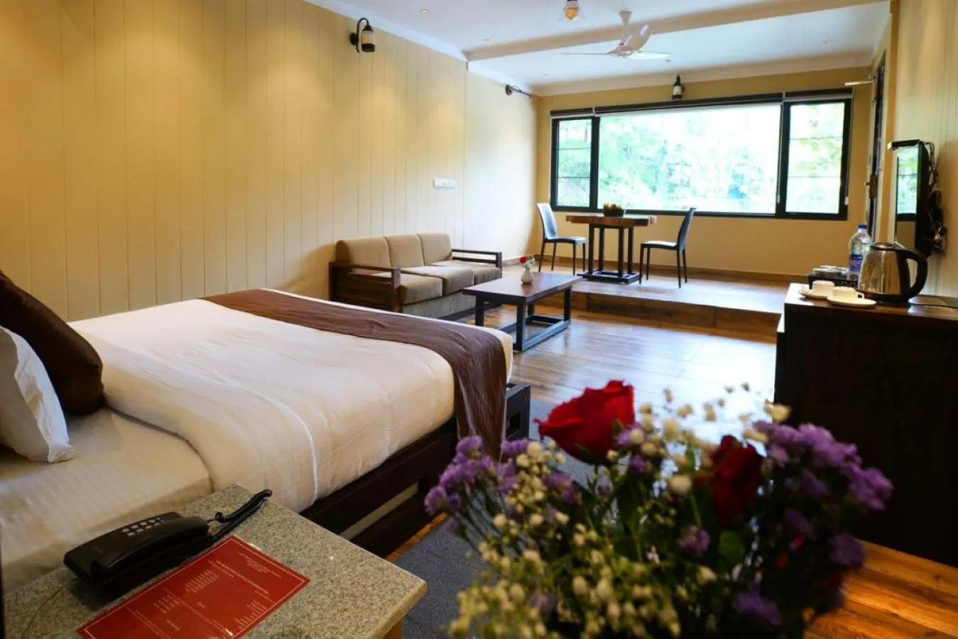 Bed in Niyatma Wayanad Pool Resort by VOYE HOMES - Inside Coffee Plantation