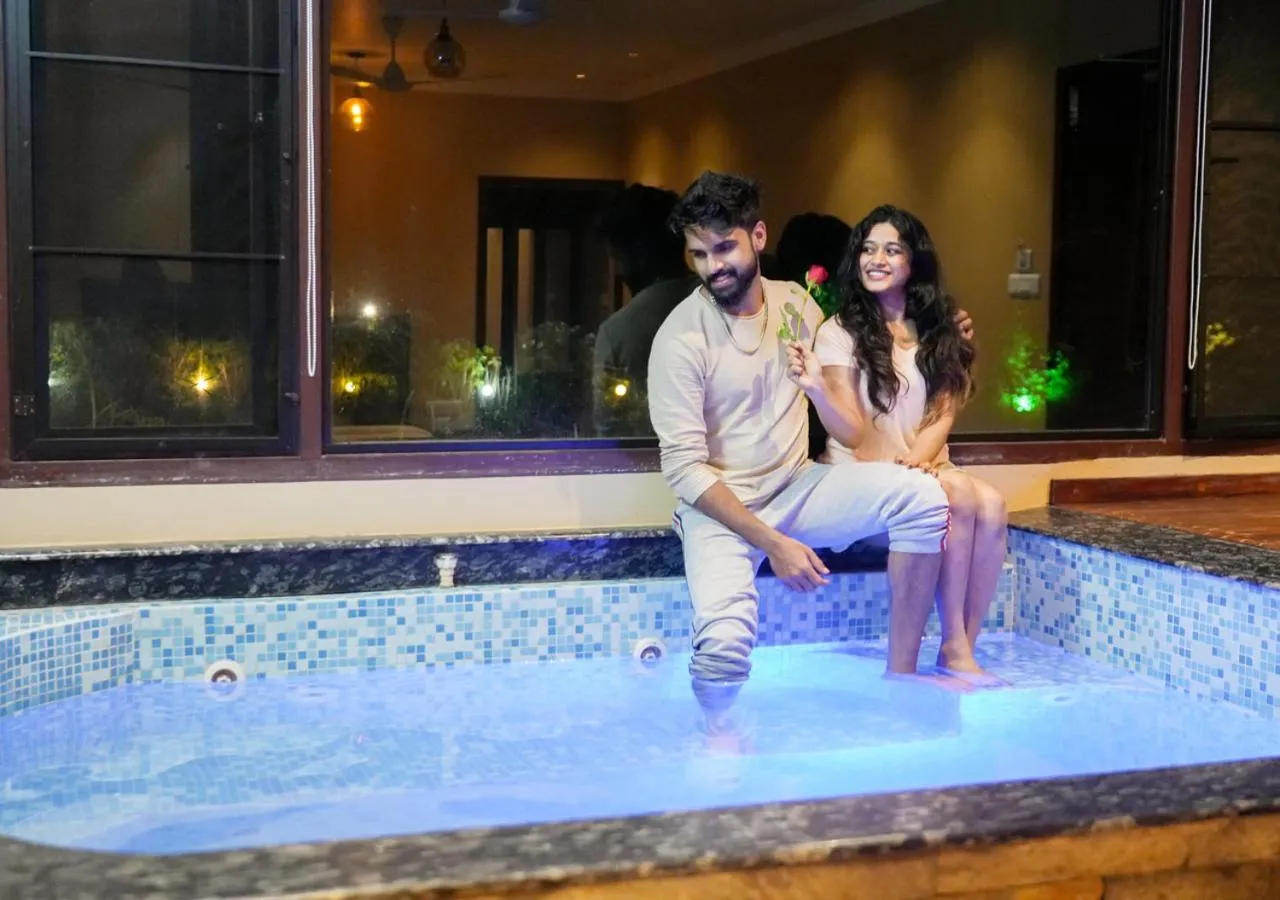 Guests in Niyatma Wayanad Pool Resort by VOYE HOMES - Inside Coffee Plantation