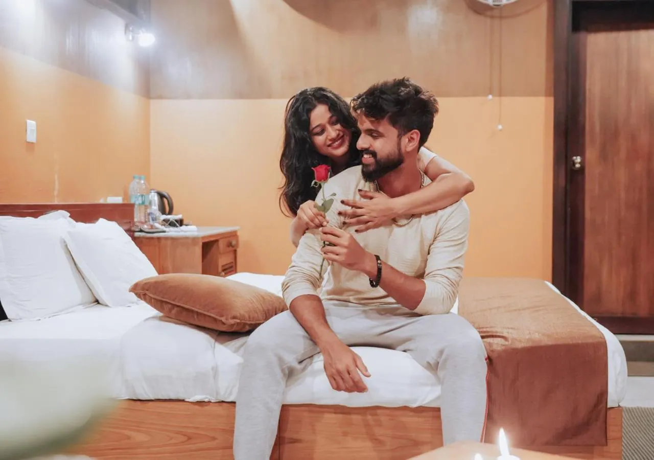 Bed in Niyatma Wayanad Pool Resort by VOYE HOMES - Inside Coffee Plantation