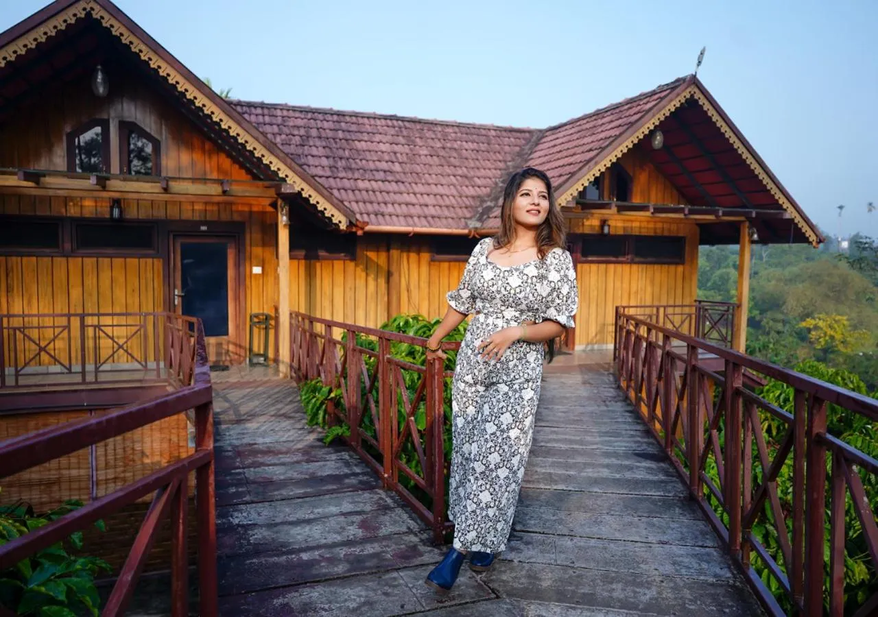 Property building in Niyatma Wayanad Pool Resort by VOYE HOMES - Inside Coffee Plantation