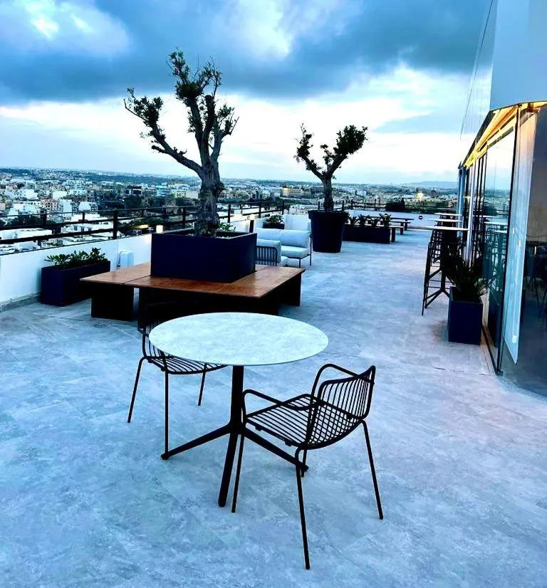 Patio in Park Heights by the Warren Collection