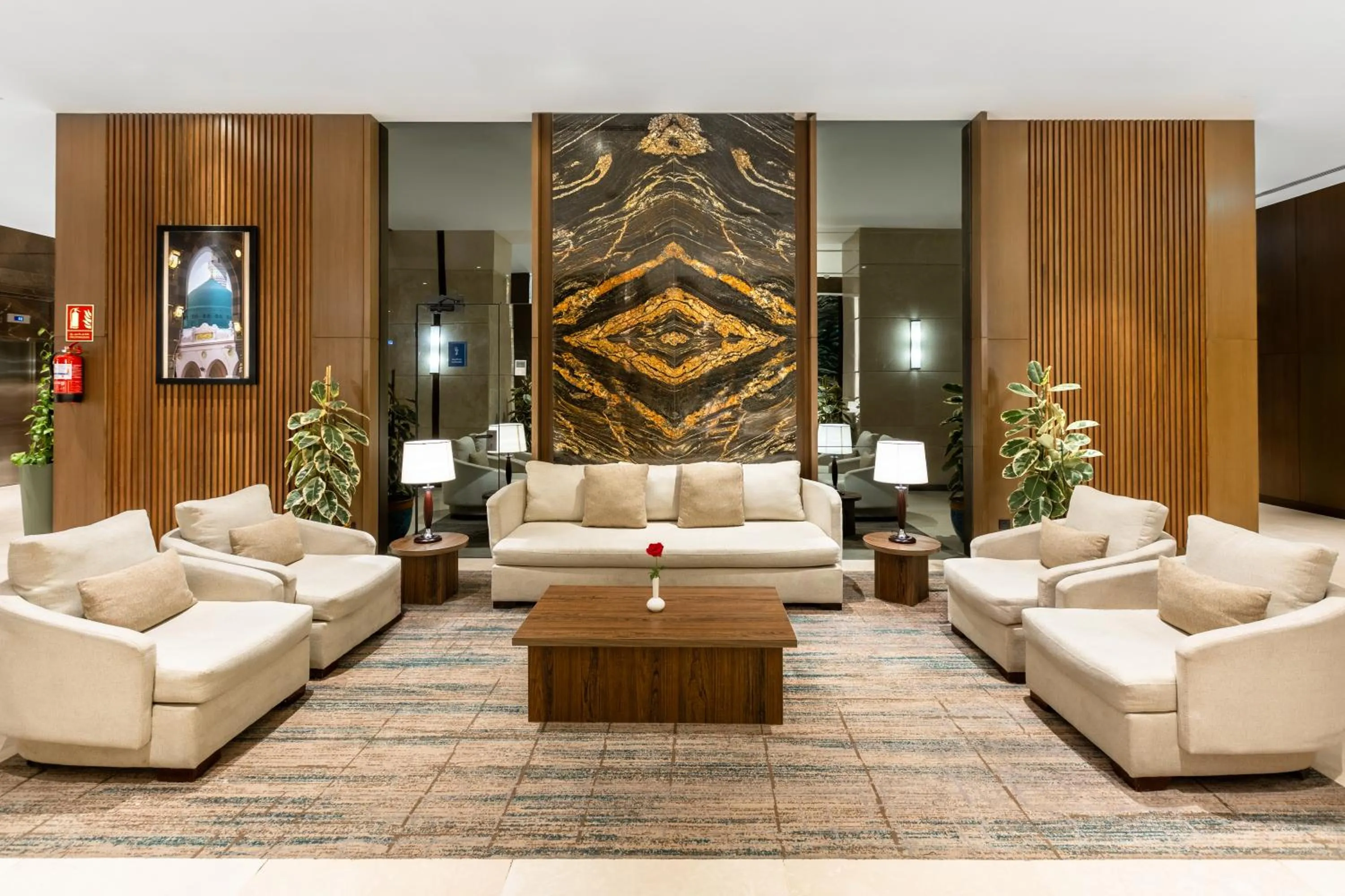 Seating area in Jayden Hotel