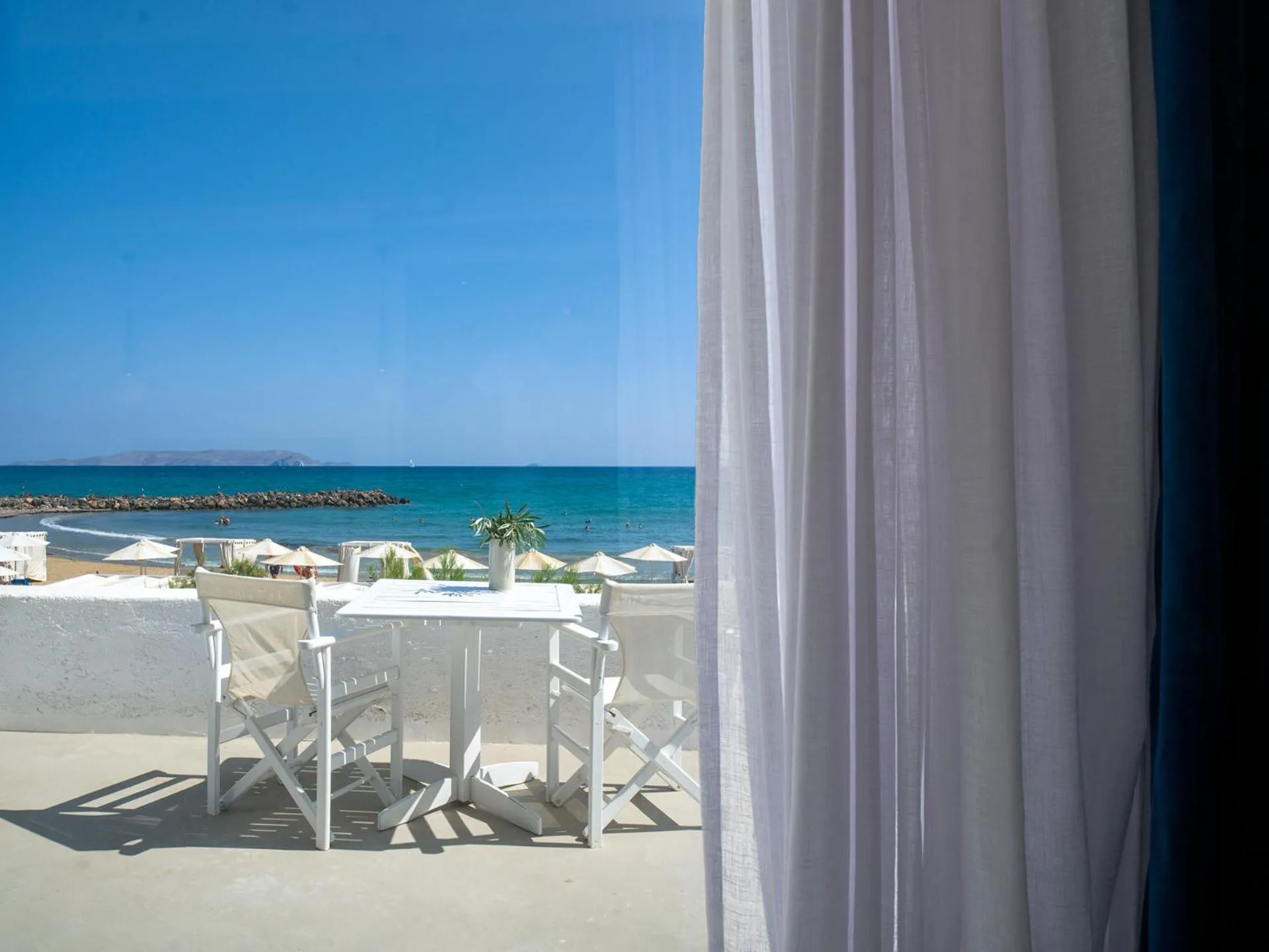 Balcony/Terrace in Knossos Beach Bungalows Suites Resort & Spa