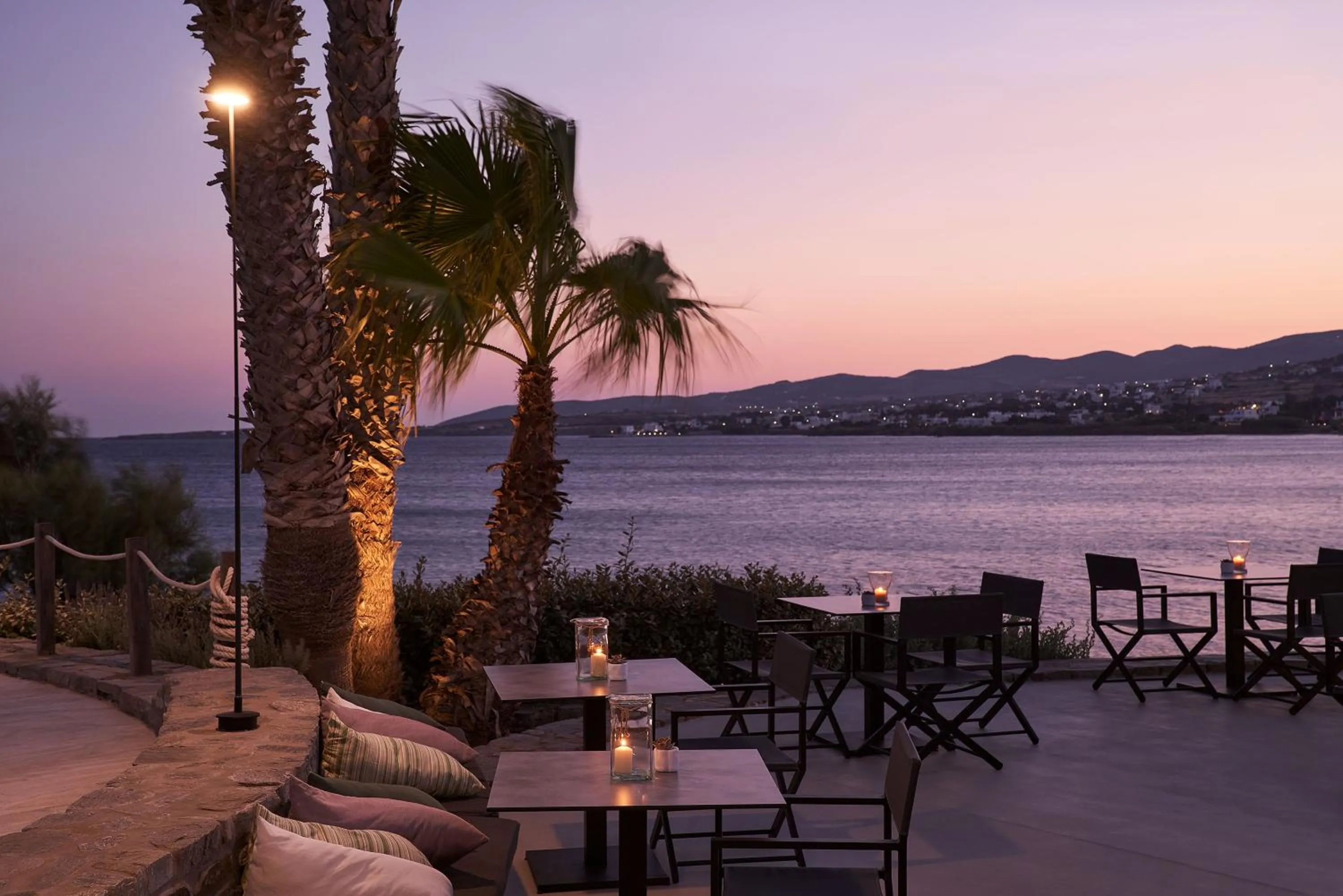 Lounge or bar in Poseidon of Paros Hotel & Spa