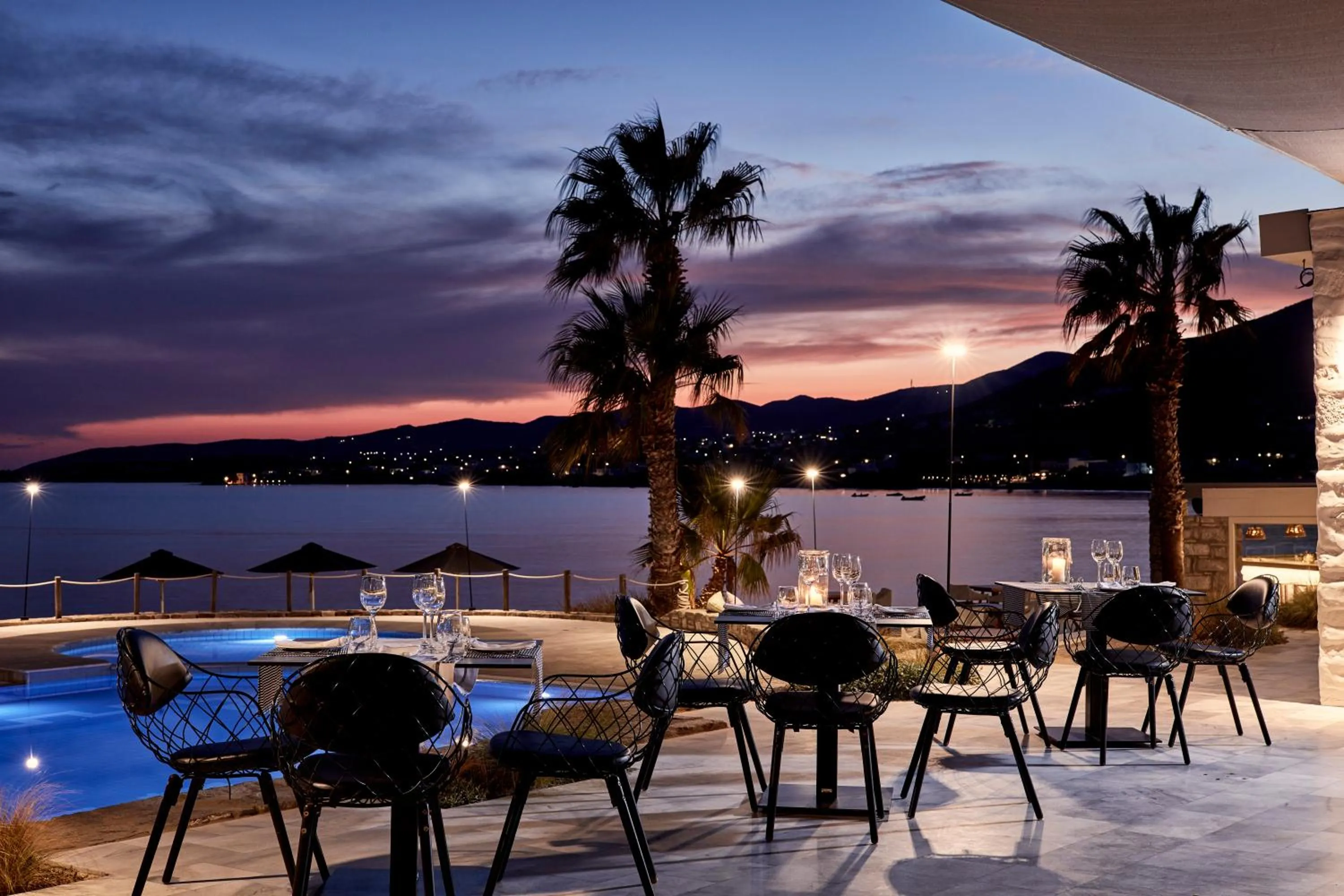 Restaurant/places to eat in Poseidon of Paros Hotel & Spa