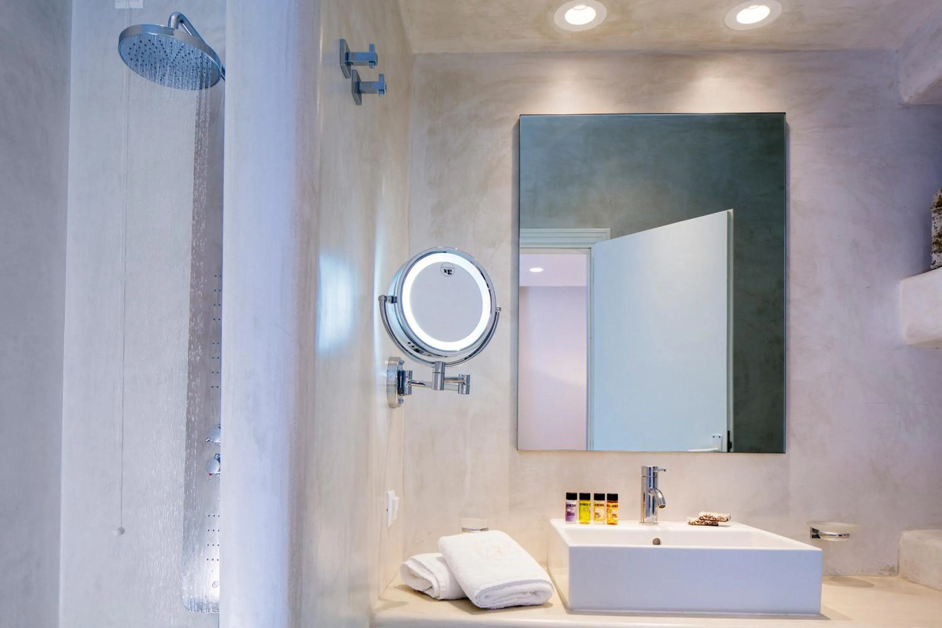 Shower in Poseidon of Paros Hotel & Spa