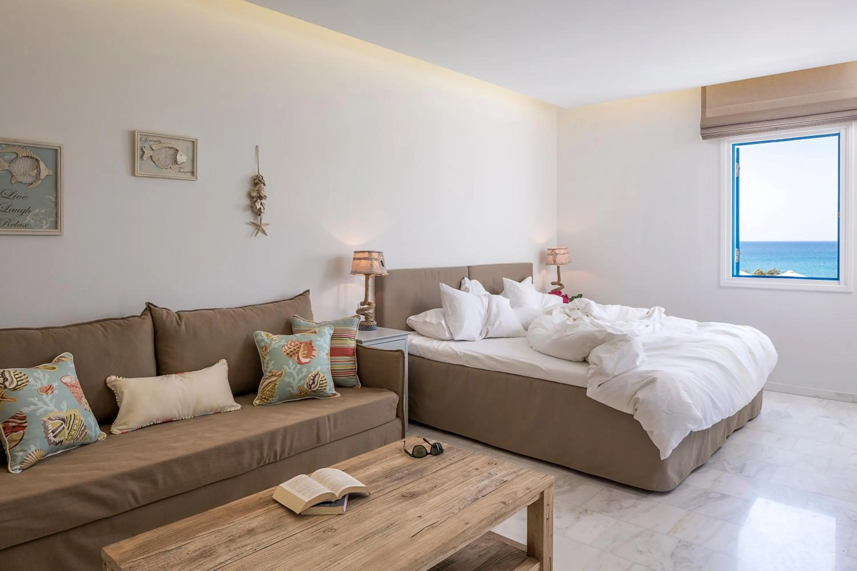 Photo of the whole room, Bed in Poseidon of Paros Hotel & Spa