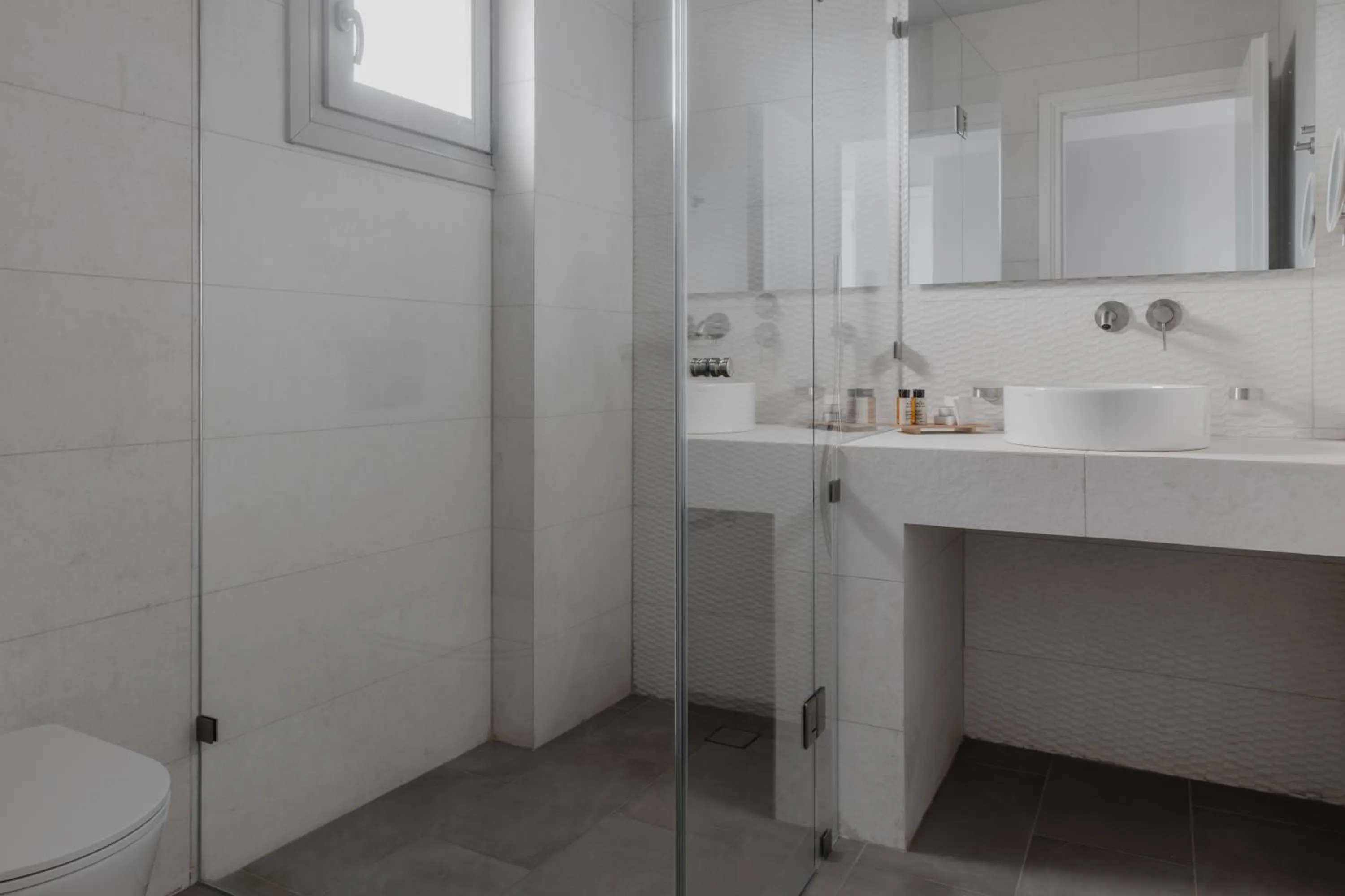 Bathroom in Poseidon of Paros Hotel & Spa