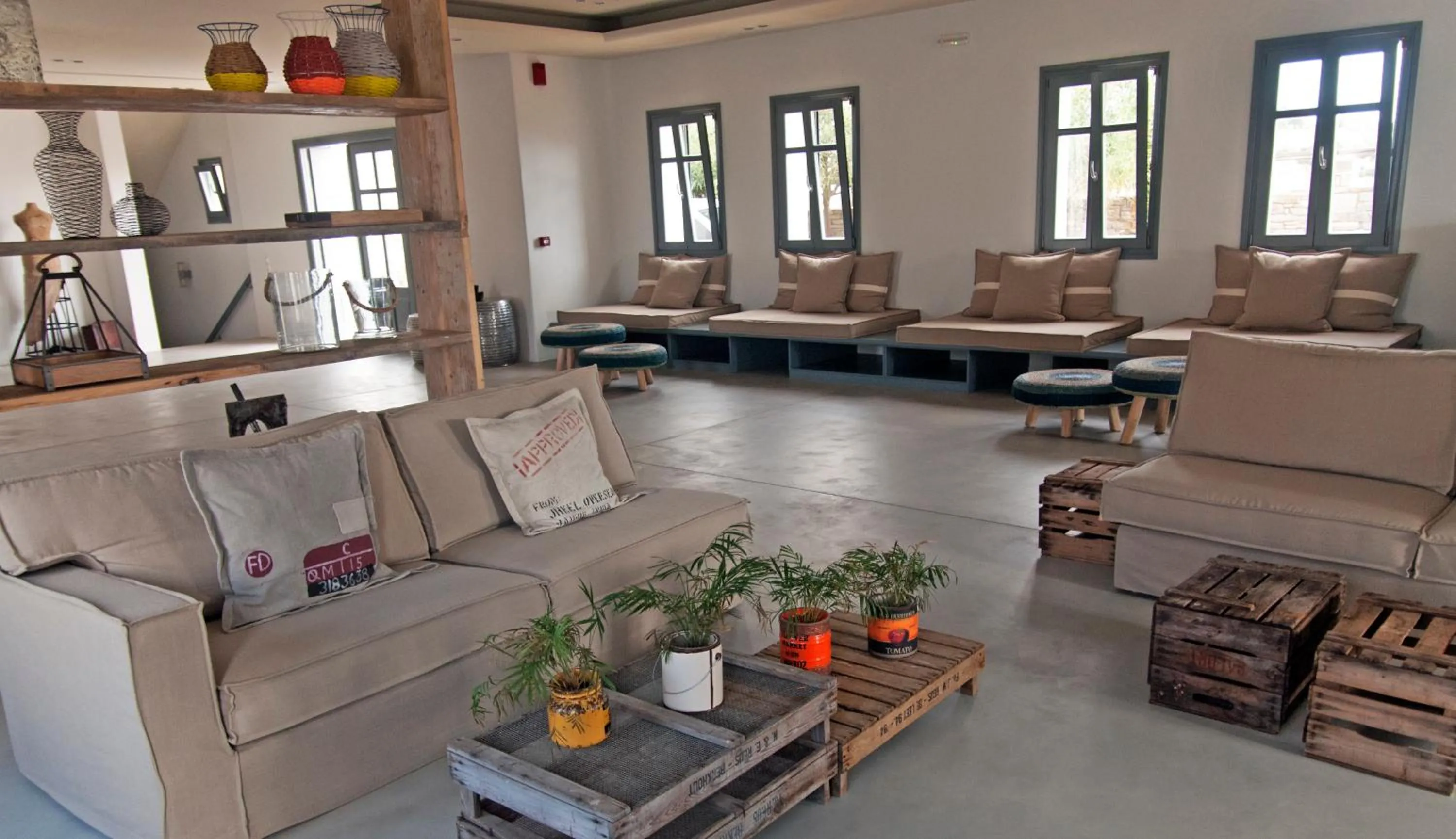 Lobby or reception in Poseidon of Paros Hotel & Spa