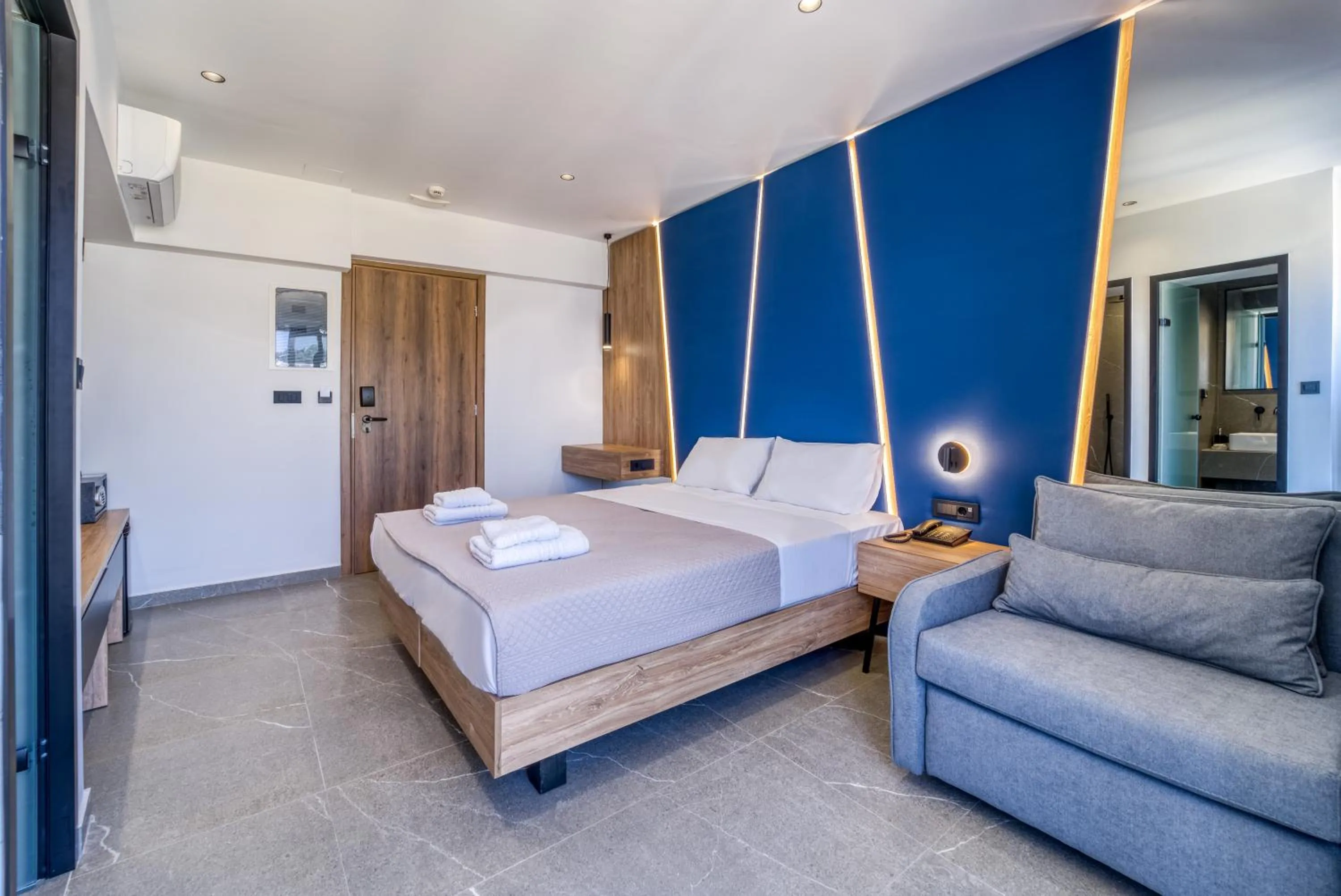 Bed in Island Sea Side Hotel - Adults Only