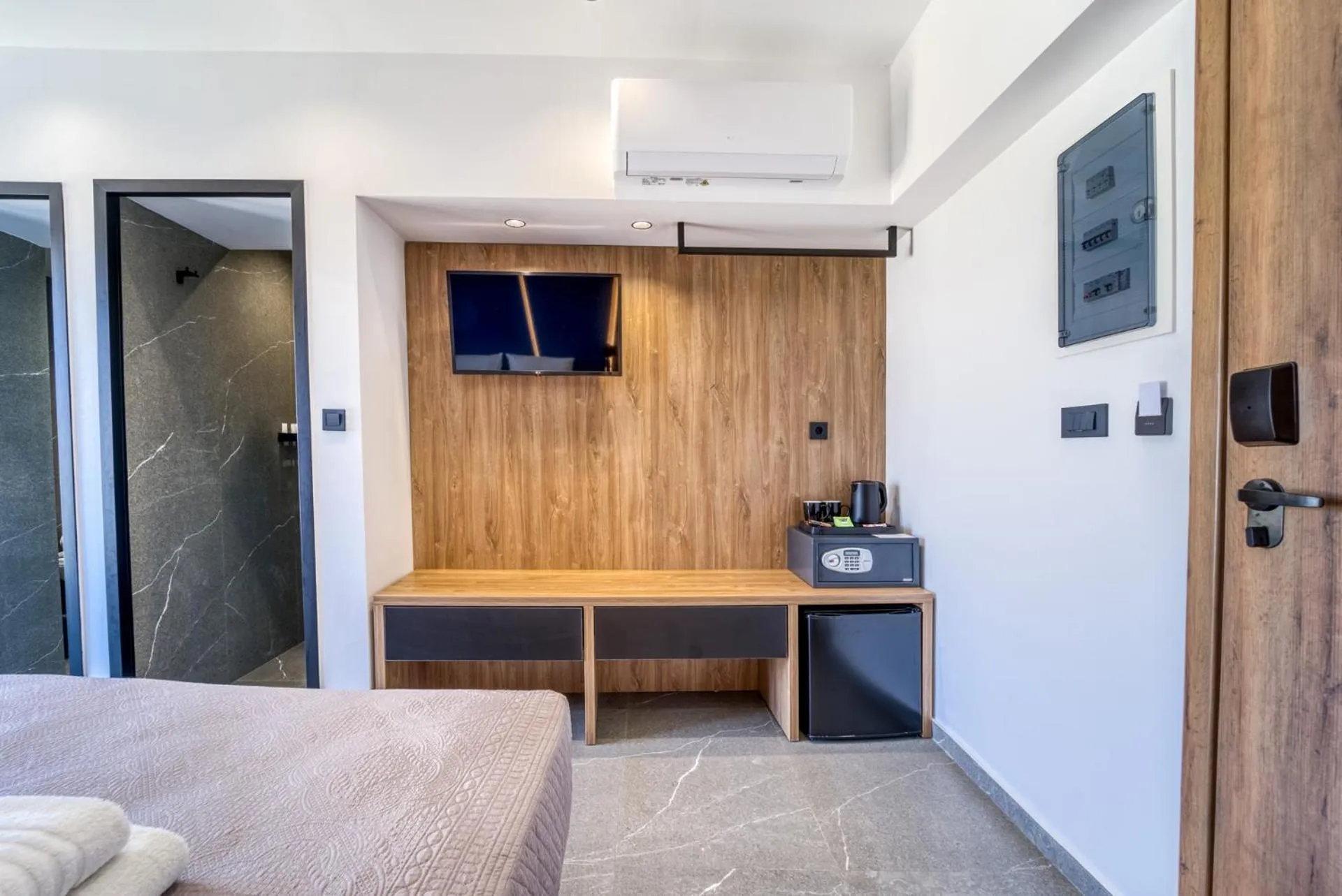 Kitchen or kitchenette in Island Sea Side Hotel - Adults Only