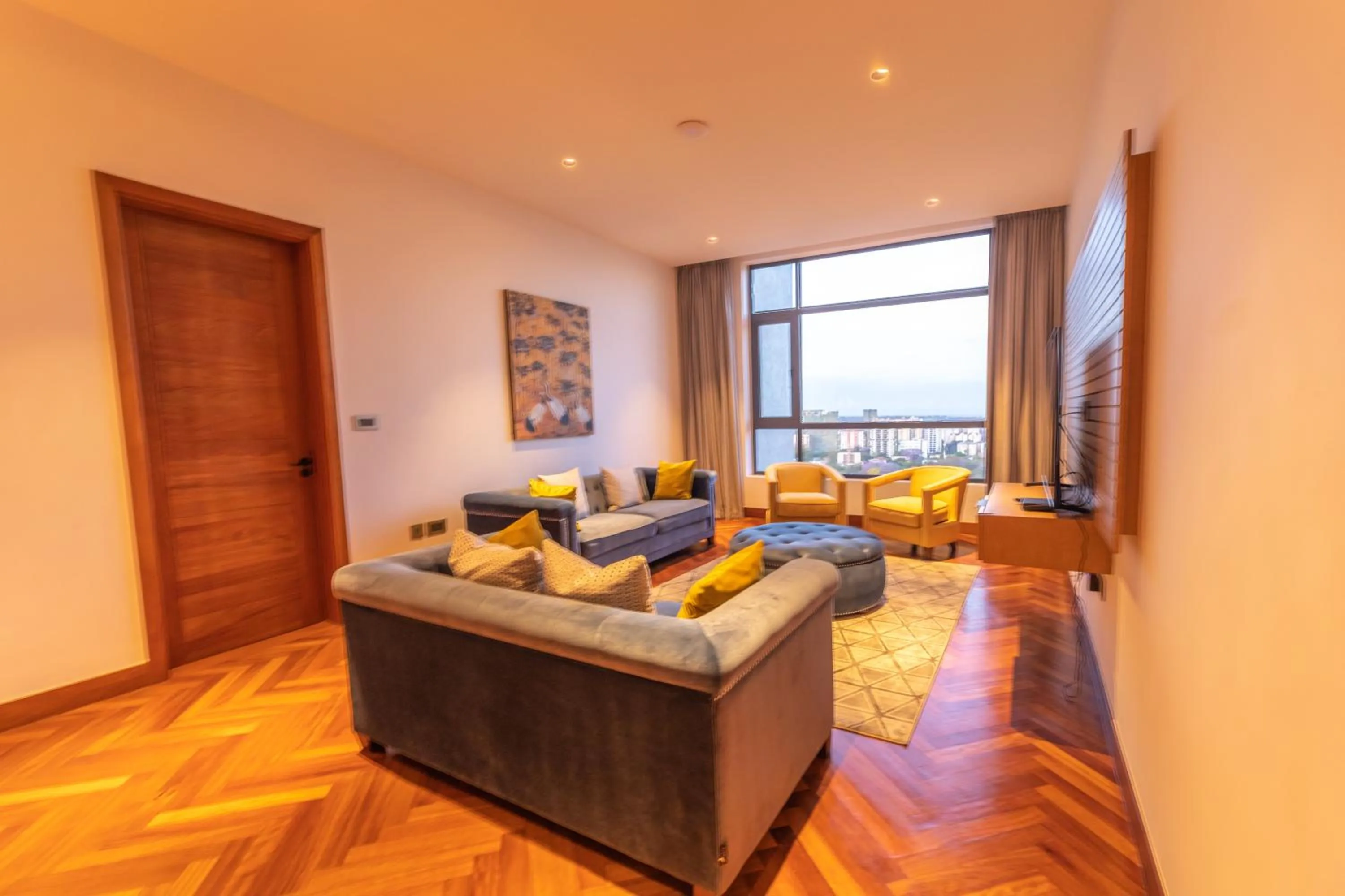 Bed in Broadwalk Residency