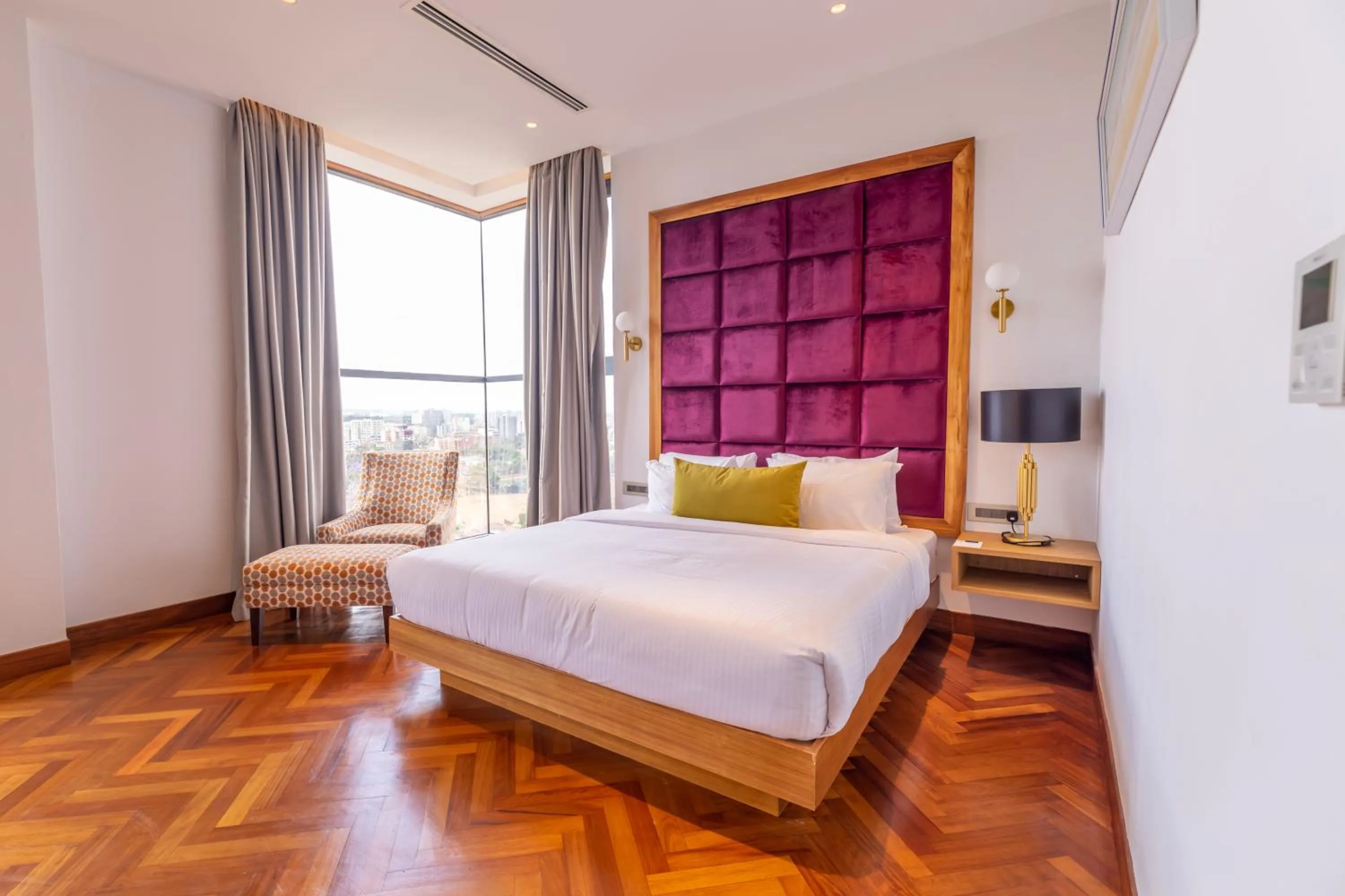 Bed in Broadwalk Residency