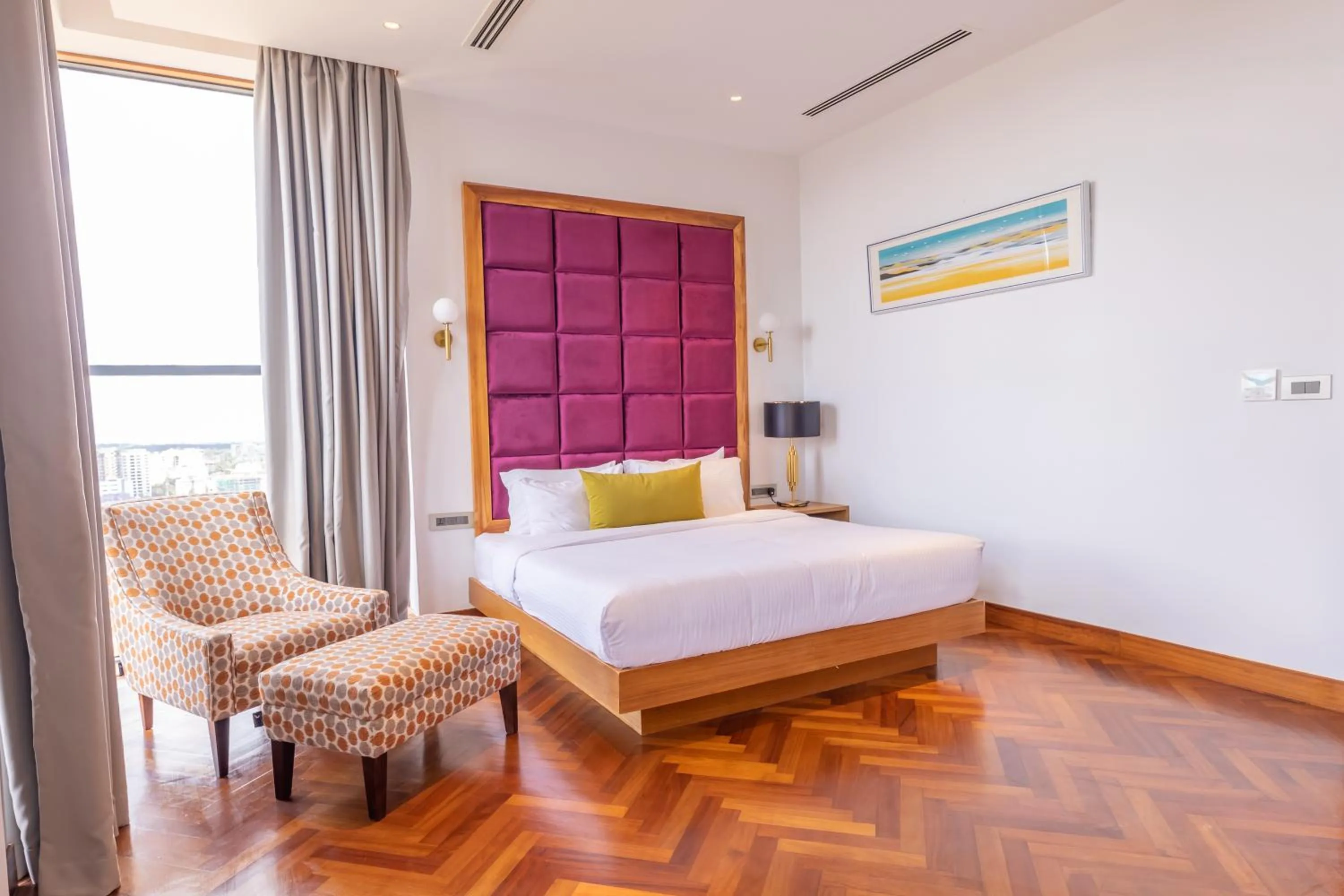 Bed in Broadwalk Residency