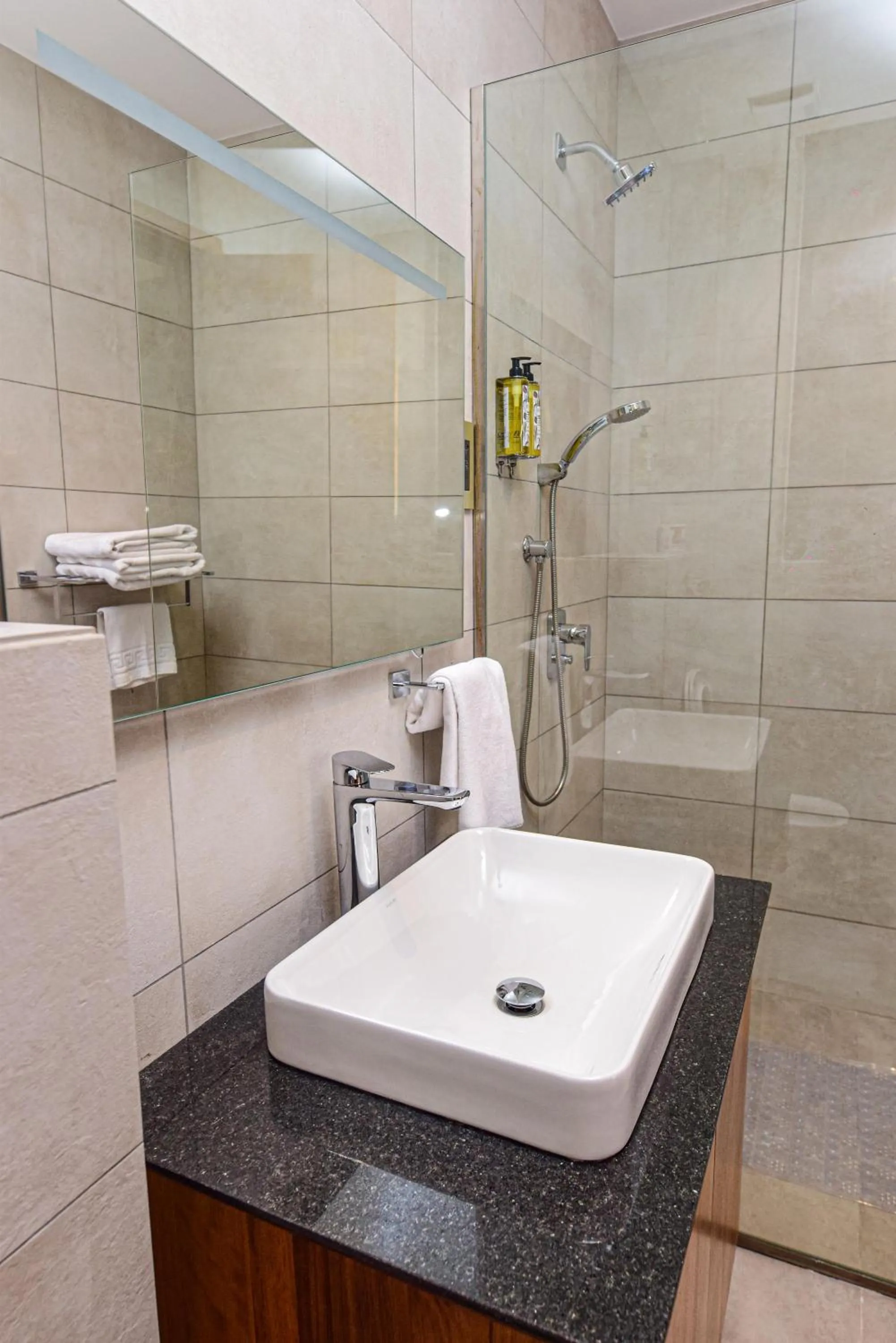 Shower in Broadwalk Residency