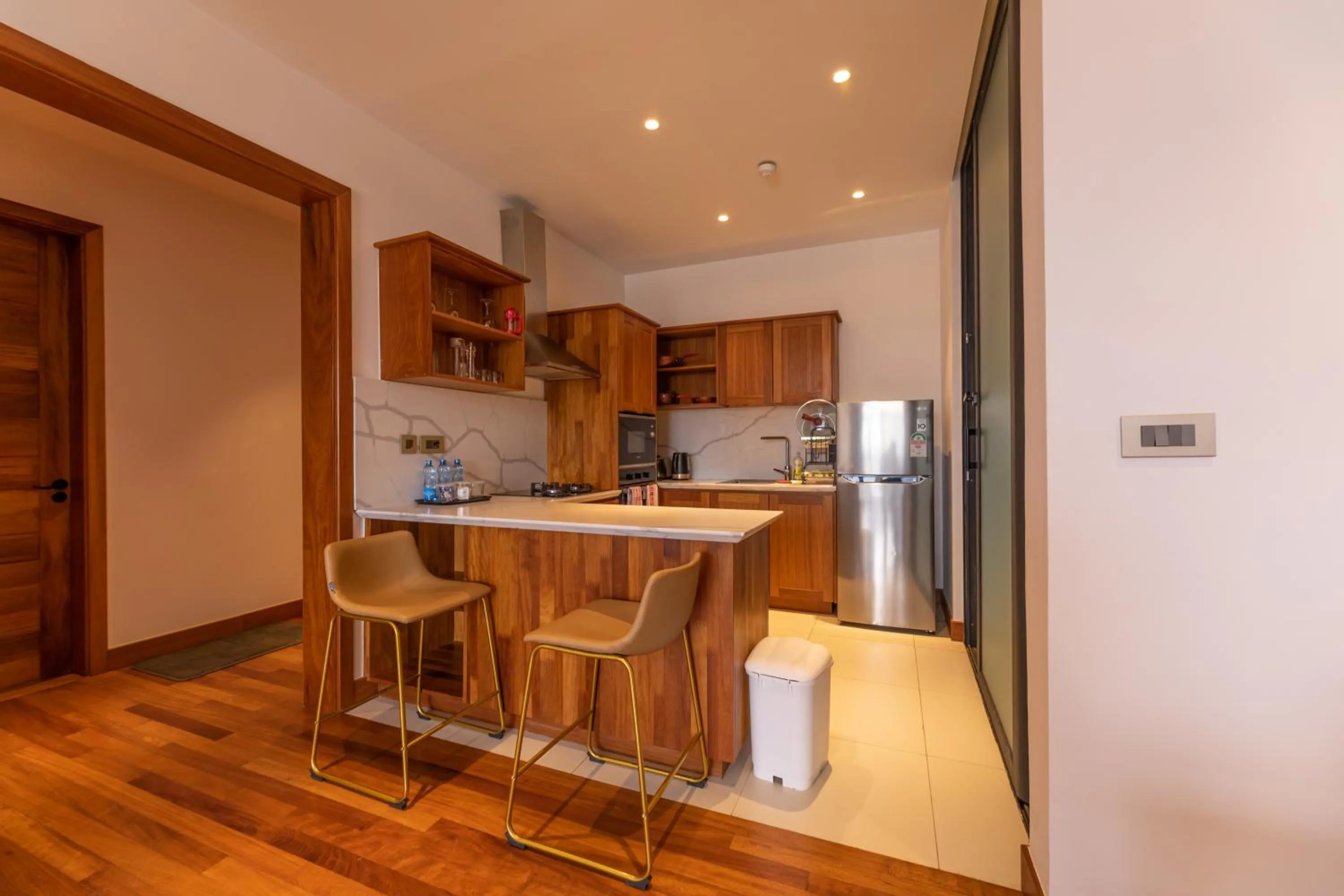 Kitchen or kitchenette in Broadwalk Residency