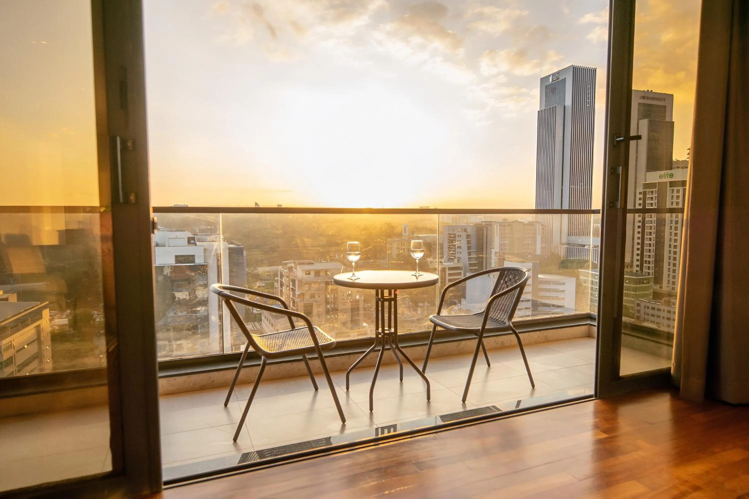 Balcony/Terrace in Broadwalk Residency