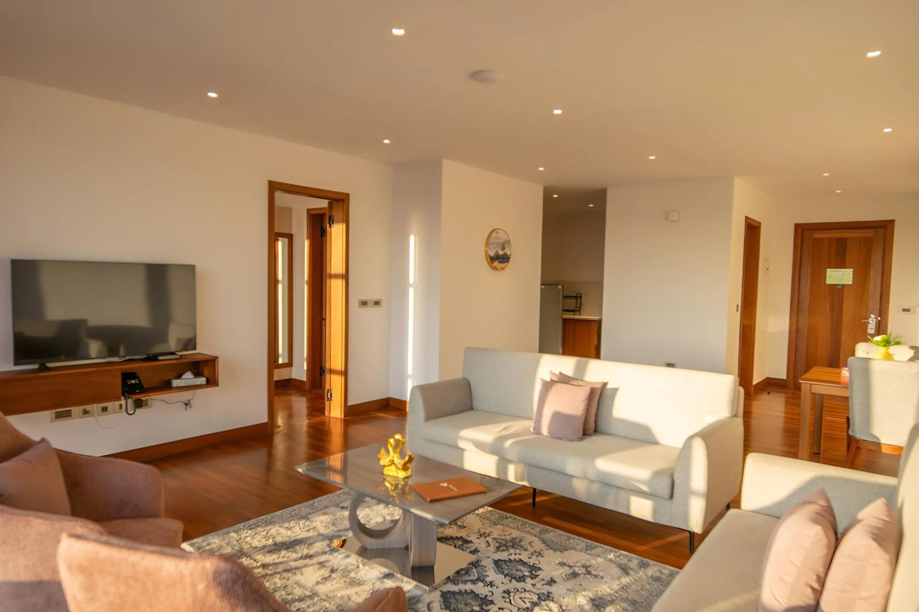 Living room in Broadwalk Residency